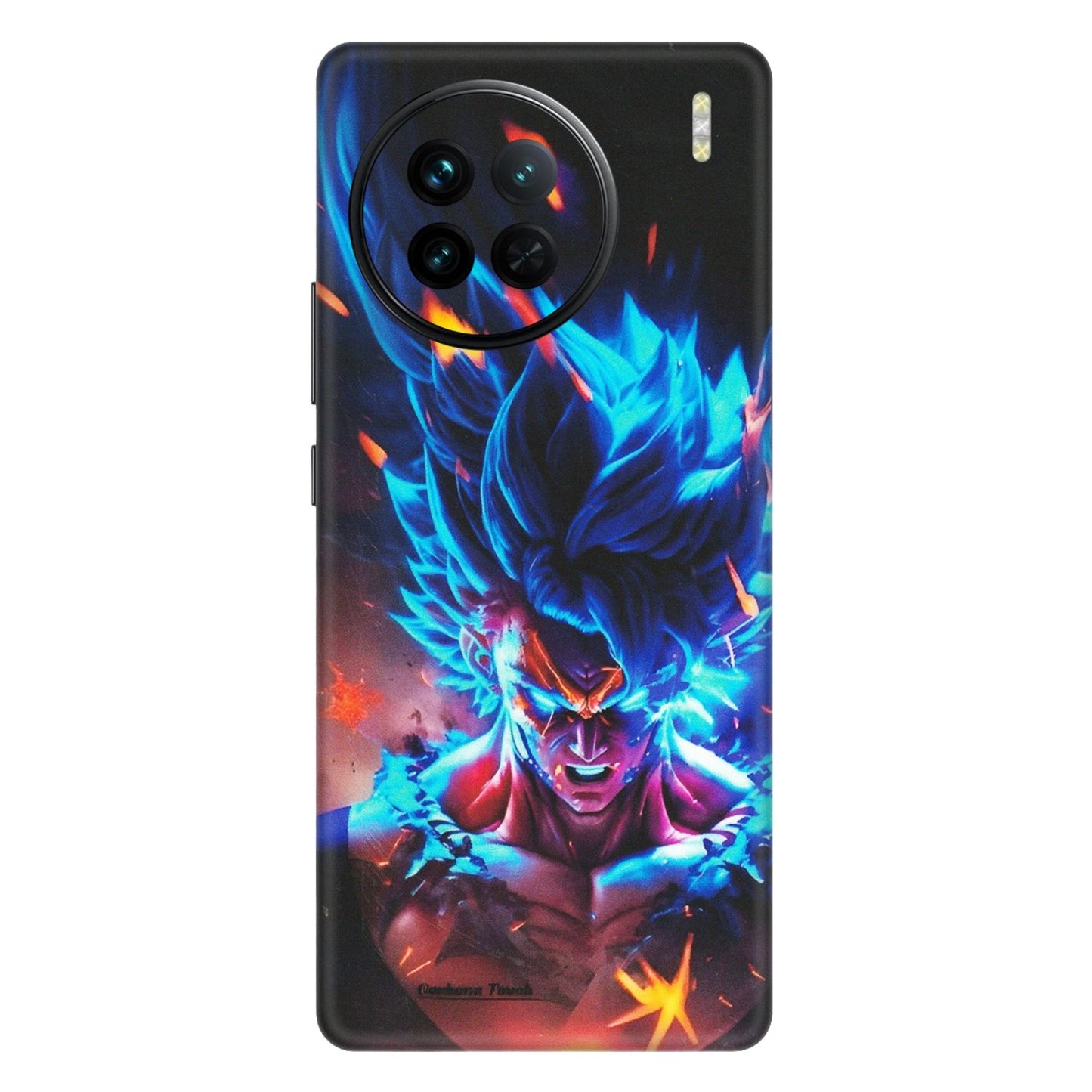 VIVO Z/V/X/T/U/S Series Phone Skins (All Models) - Angry Goku Dragon Ball Anime - Matte Finish (M-150) Vivo X90