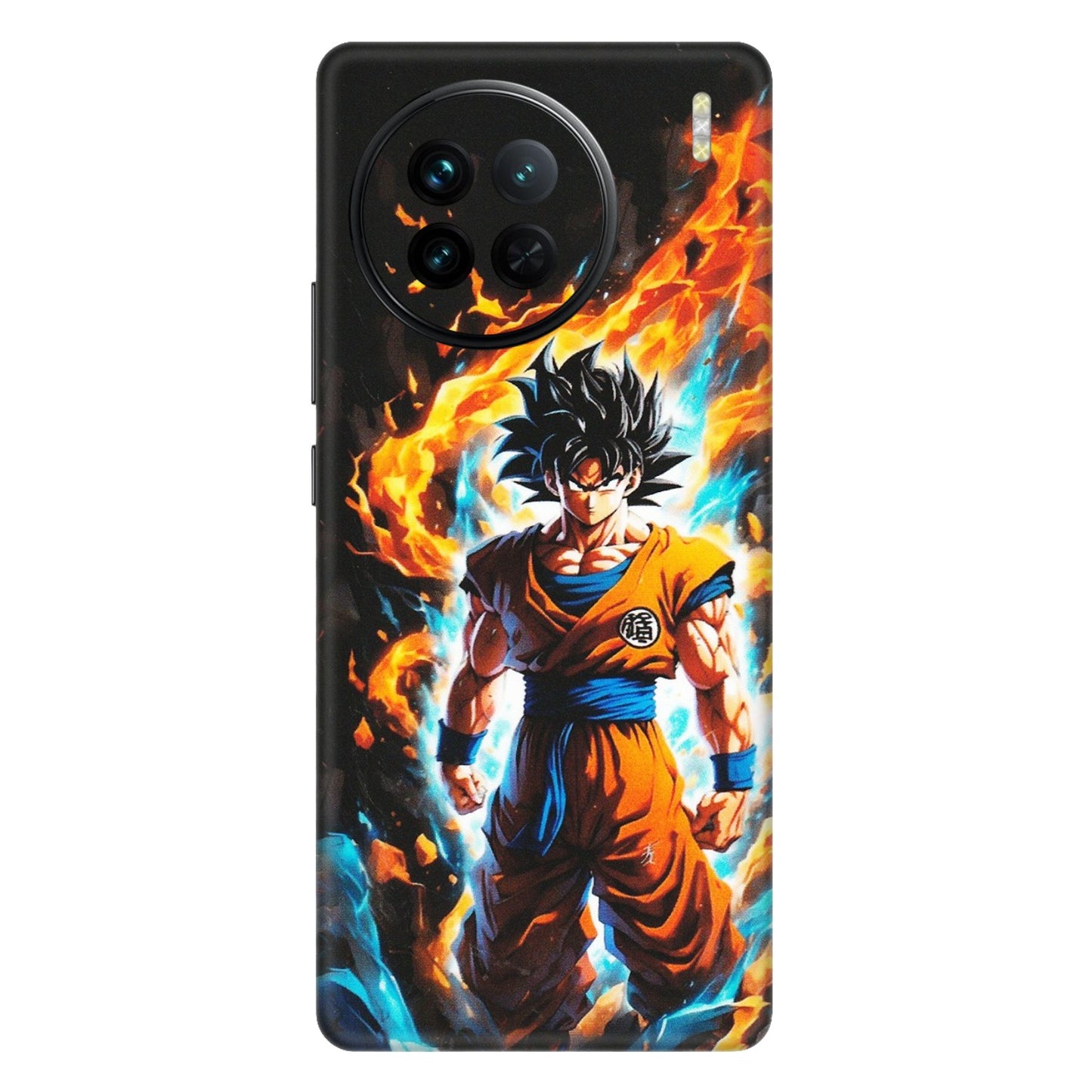 VIVO Z/V/X/T/U/S Series Phone Skins (All Models) - Goku Transformation Anime - Matte Finish (M-159) Vivo X90