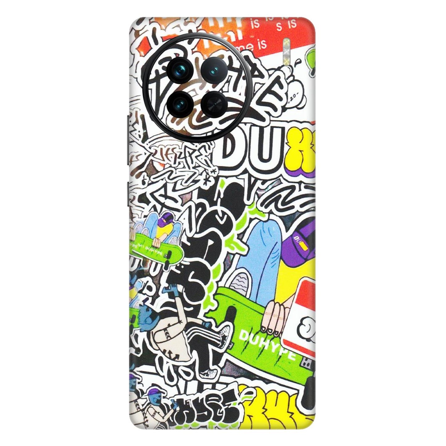 VIVO Z/V/X/T/U/S Series Phone Skins (All Models) - Dope Graffiti - Matte Finish (M-61) Vivo X90