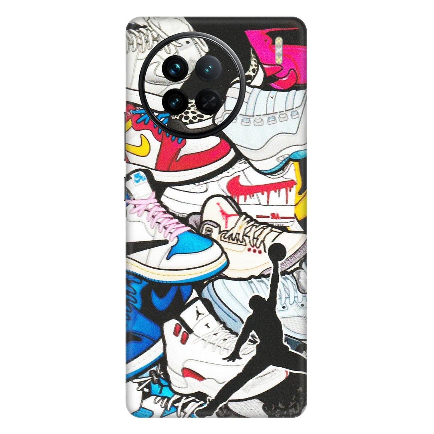 VIVO Z/V/X/T/U/S Series Phone Skins (All Models) - Jordan Sneakers Fan - Matte Finish (M-80) Vivo X90
