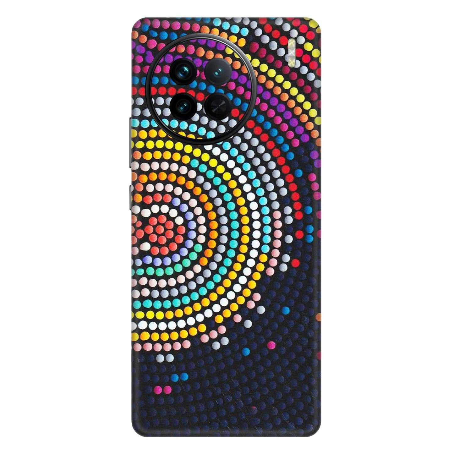 VIVO Z/V/X/T/U/S Series Phone Skins (All Models) - Rainbow Dot Mandala - Matte Finish (M-97) Vivo X90