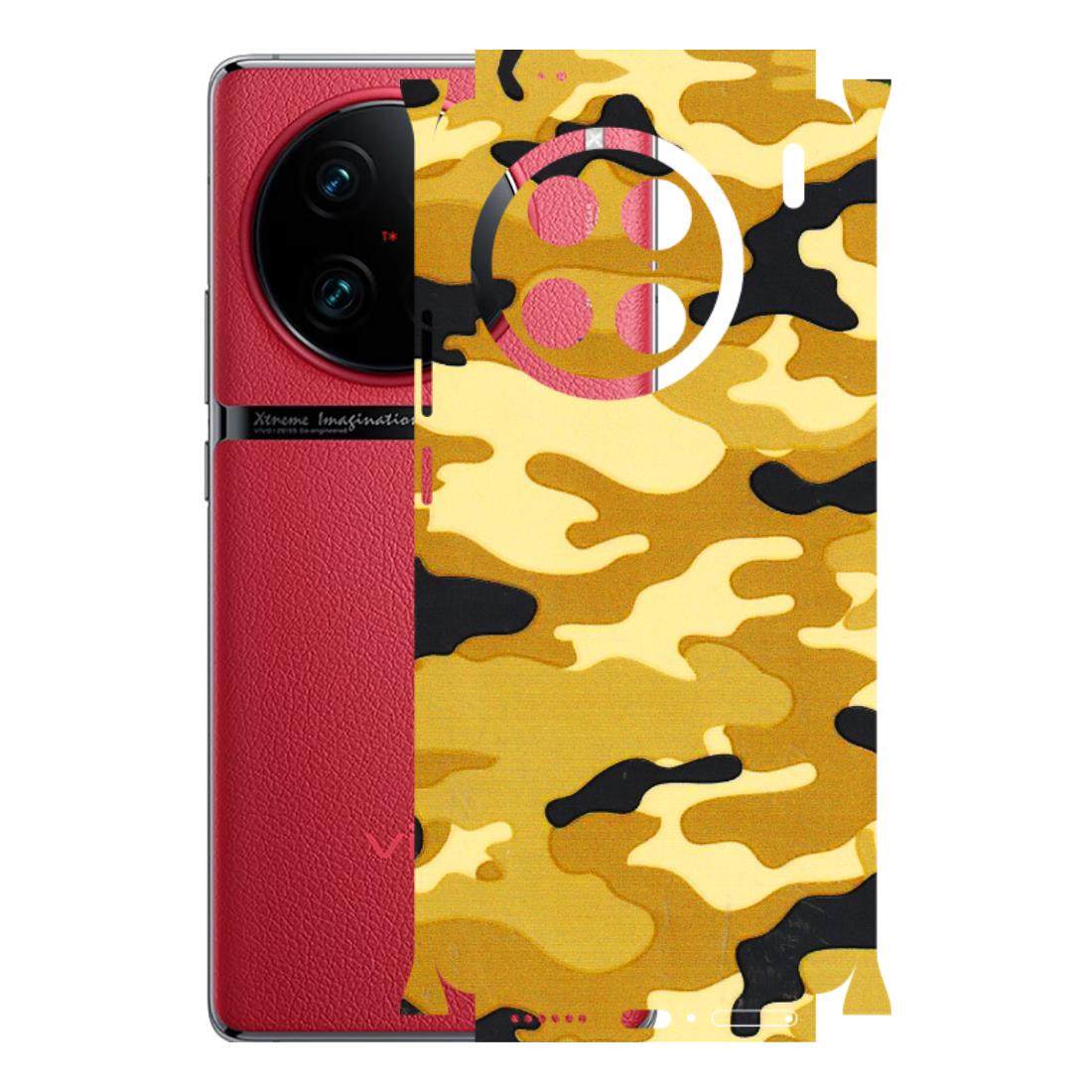 VIVO Z/V/X/T/U/S Series Phone Skins (All Models) - Indian Camo - 3D Embossed Finish (L-228) Vivo X90 Pro