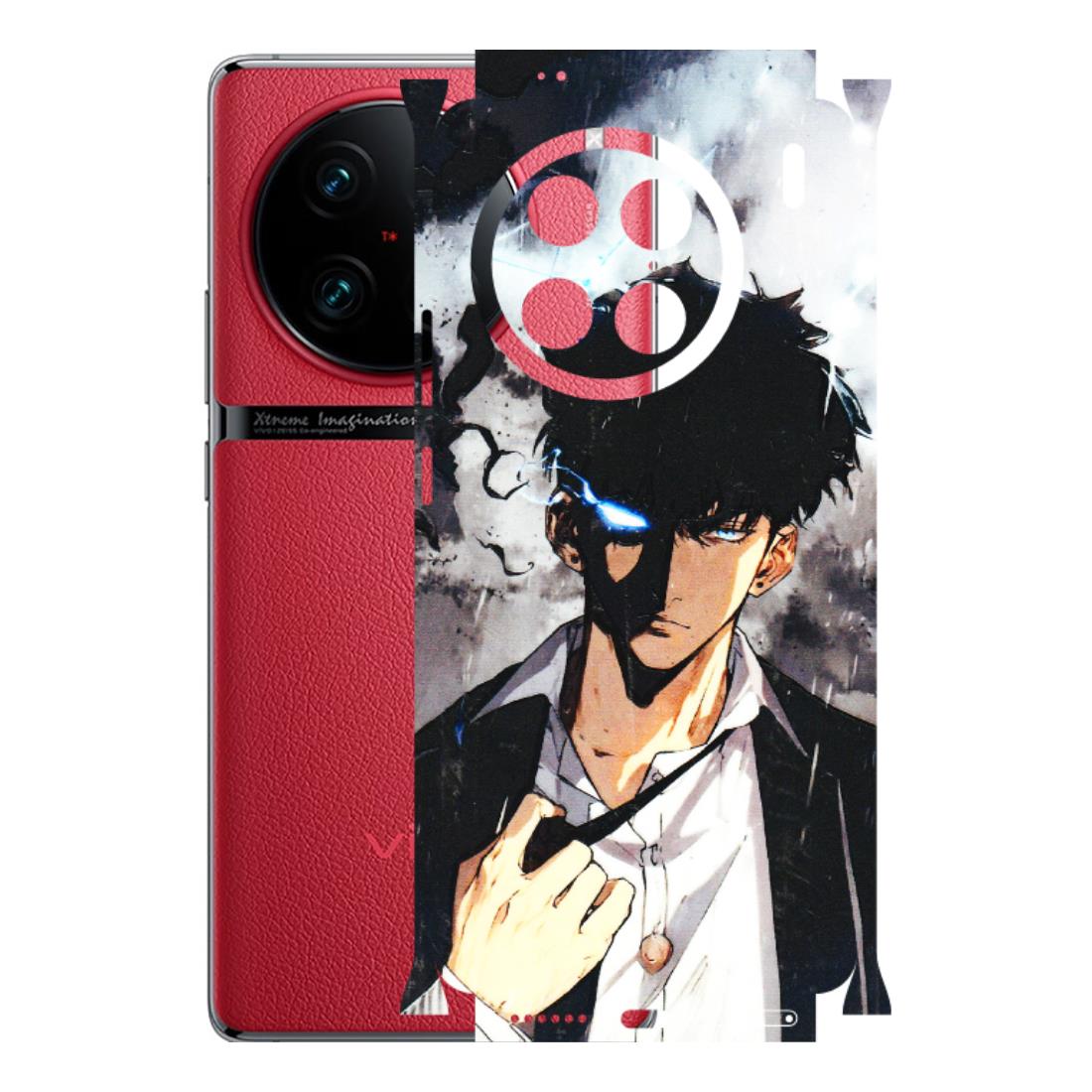 VIVO Z/V/X/T/U/S Series Phone Skins (All Models) - Sung Jinwoo Manhwa Anime - 3D Embossed Finish (L-328) Vivo X90 Pro
