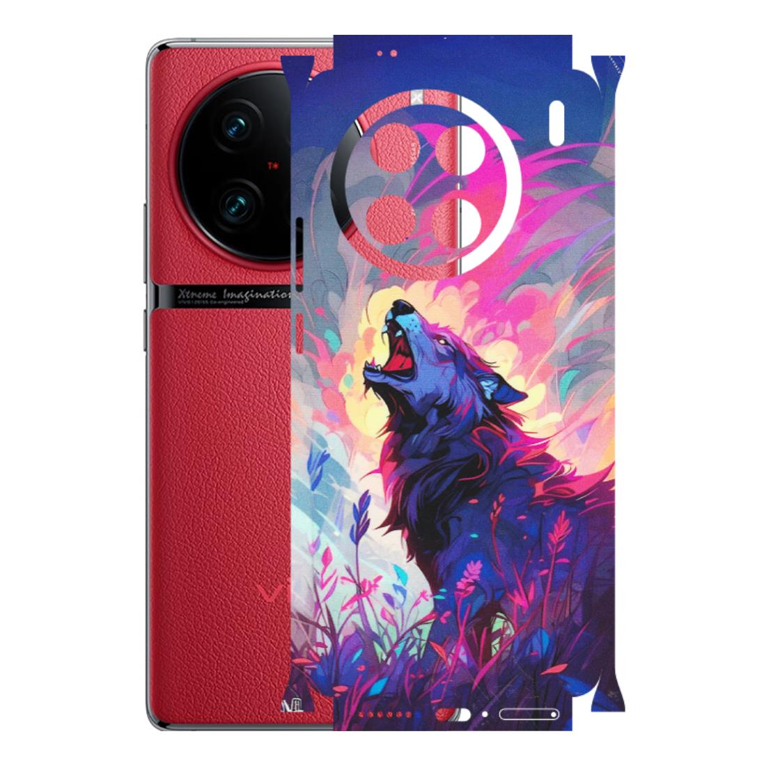 VIVO Z/V/X/T/U/S Series Phone Skins (All Models) - New Wild Wolf Abstract - Matte Finish (M-125) Vivo X90 Pro
