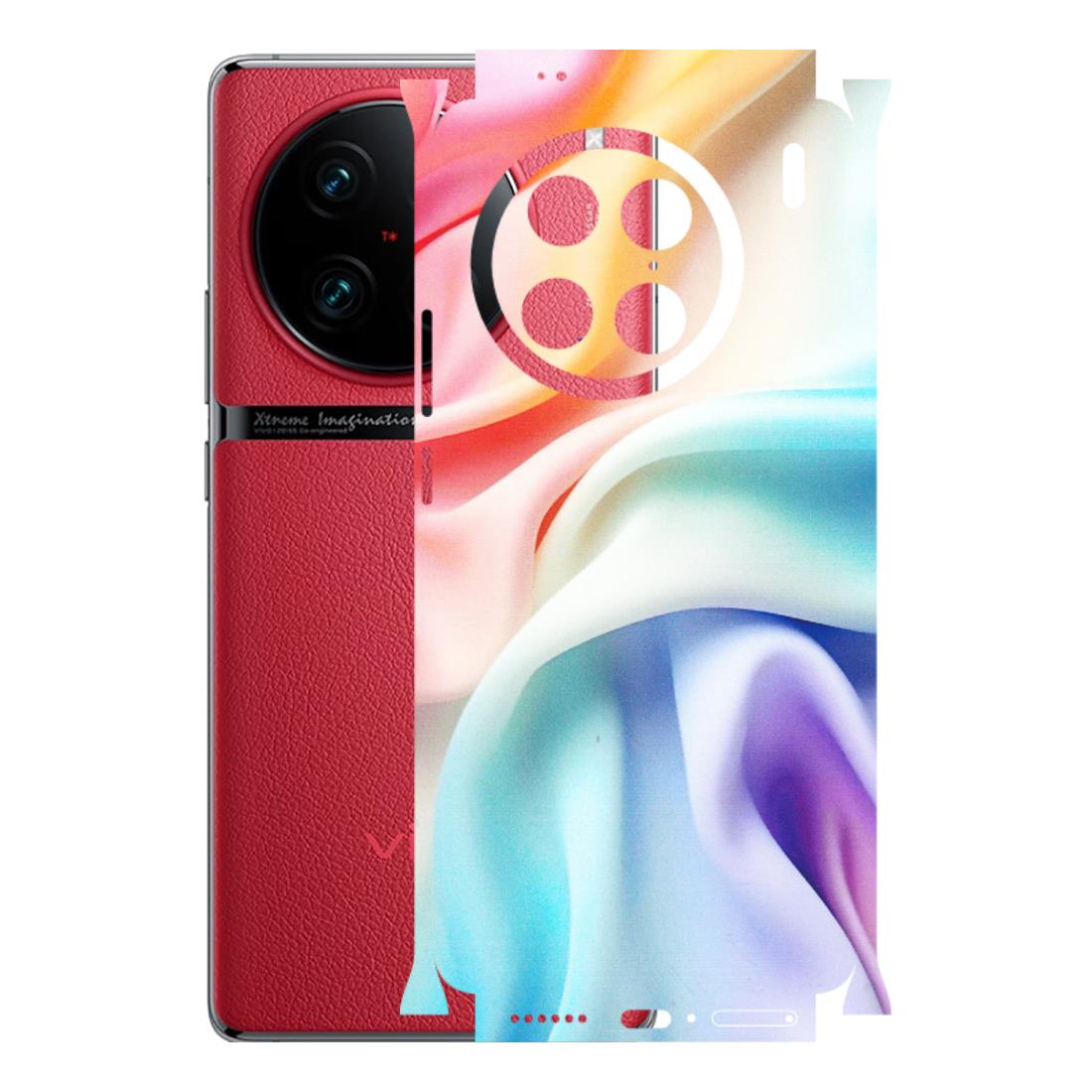 VIVO Z/V/X/T/U/S Series Phone Skins (All Models) - Colourful Silk Cloth - Matte Finish (M-165) Vivo X90 Pro
