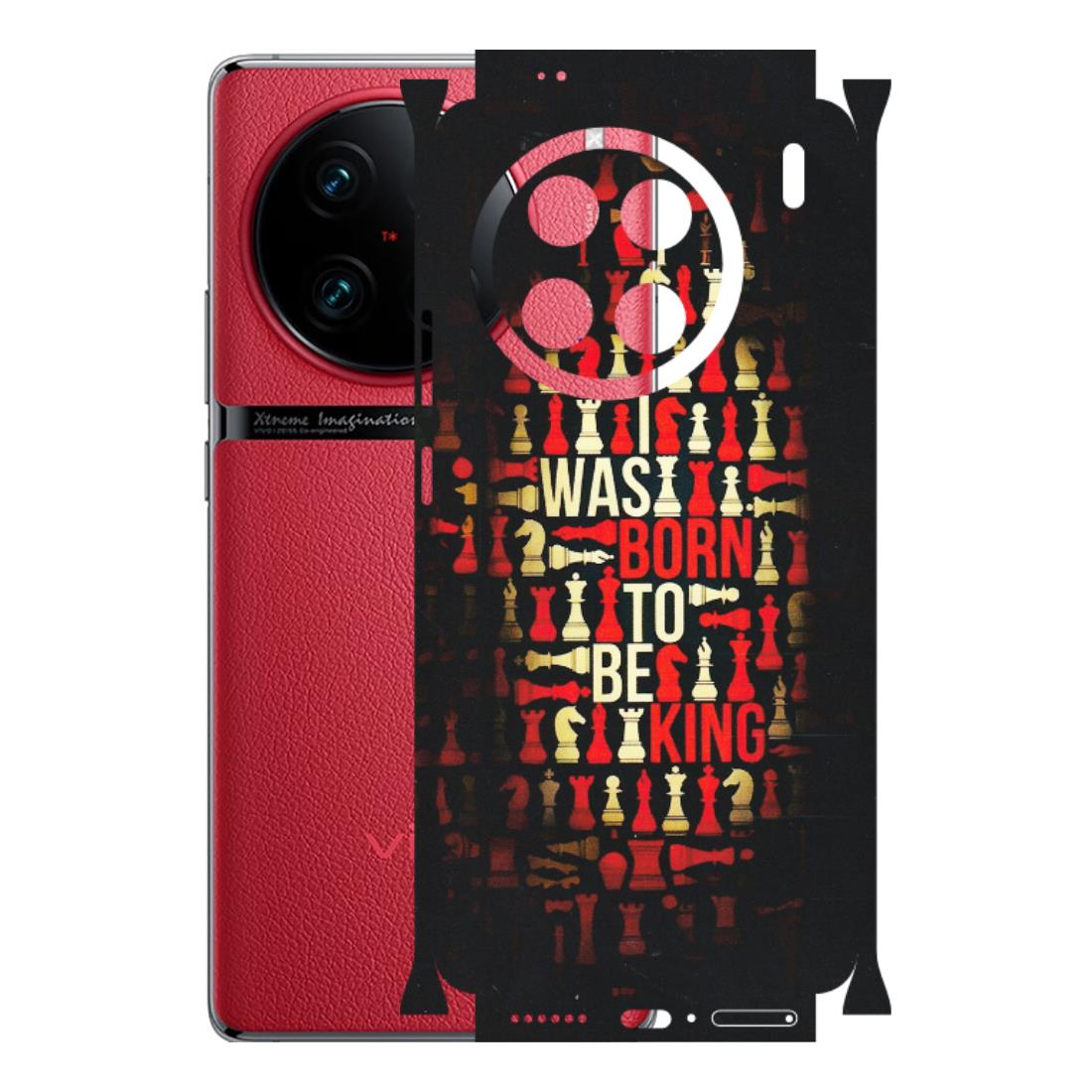 VIVO Z/V/X/T/U/S Series Phone Skins (All Models) - Born To Be King - Matte Finish (M-73) Vivo X90 Pro