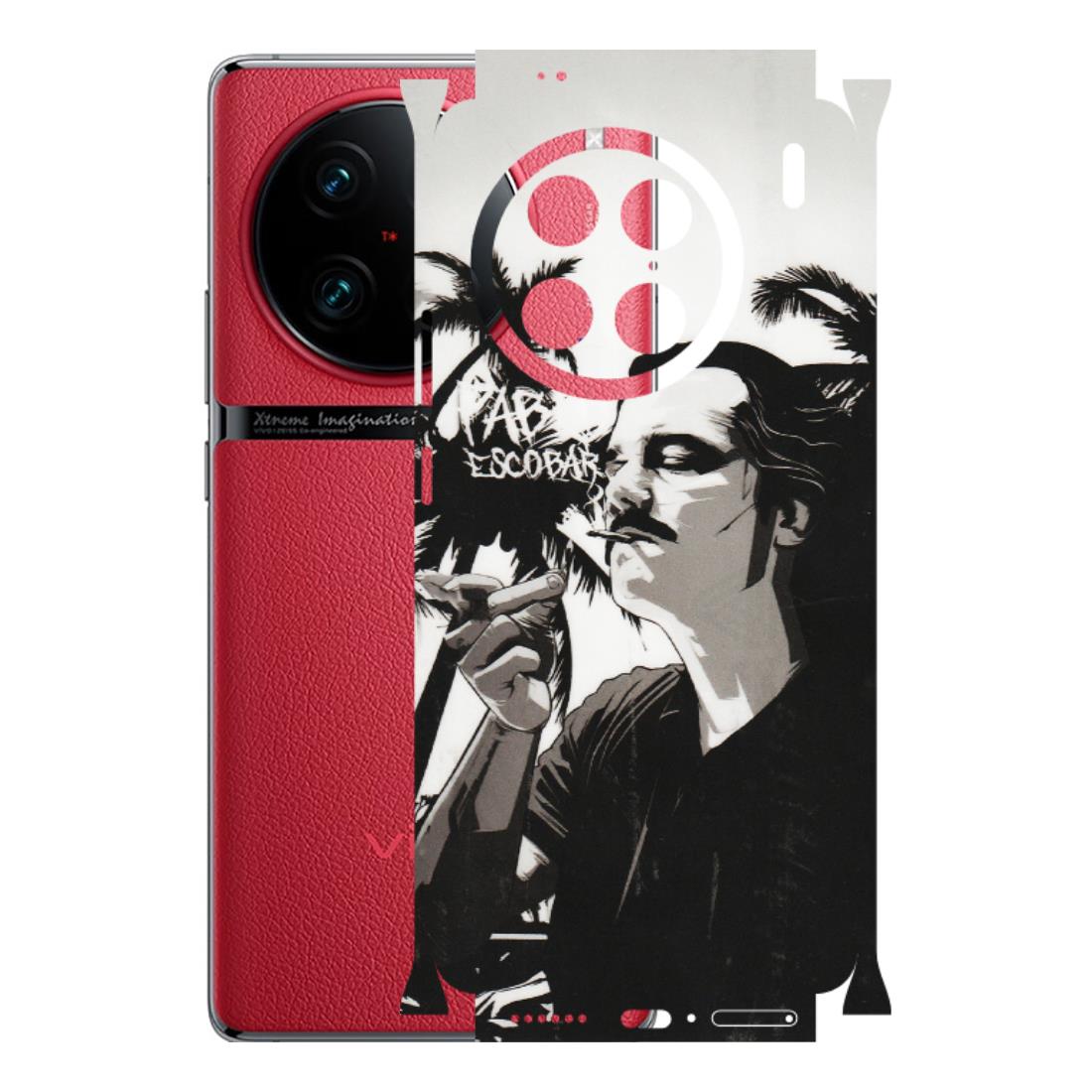 VIVO Z/V/X/T/U/S Series Phone Skins (All Models) - Pab Escobar - Transparent Finish (T-05) Vivo X90 Pro