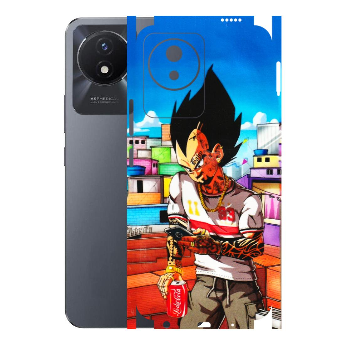 VIVO Y Series Phone Skins (All Models) - Vegeta - 3D Embossed Finish (L-136) Vivo Y02T