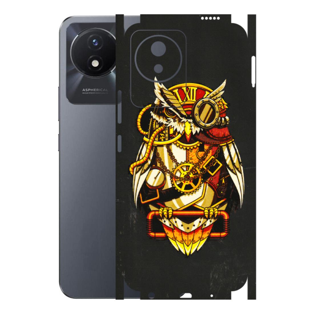 VIVO Y Series Phone Skins (All Models) - Classy Smart Owl - 3D Embossed Finish (L-144) Vivo Y02T