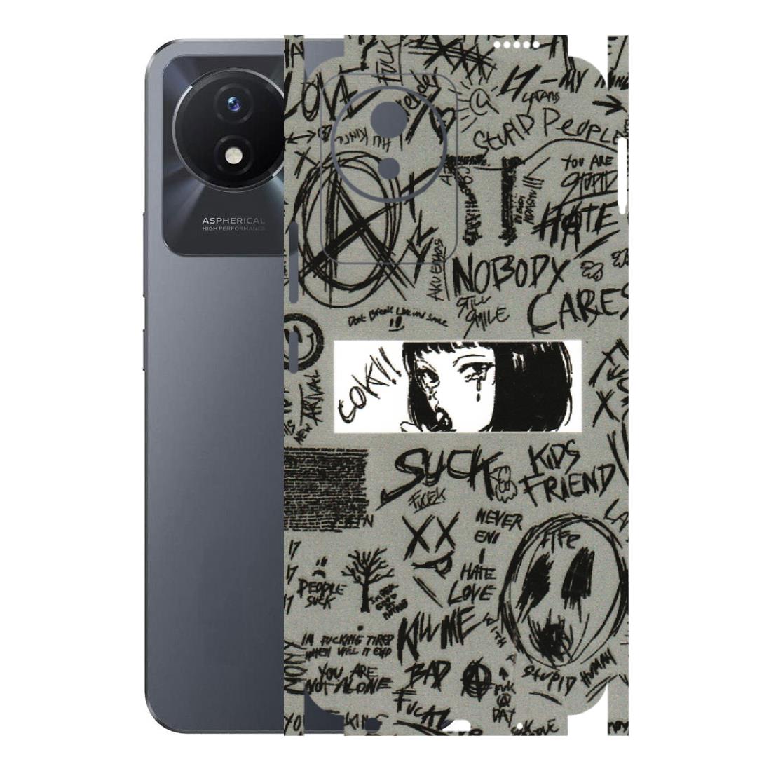 VIVO Y Series Phone Skins (All Models) - Never Have Love Anime - 3D Embossed Finish (L-260) Vivo Y02T