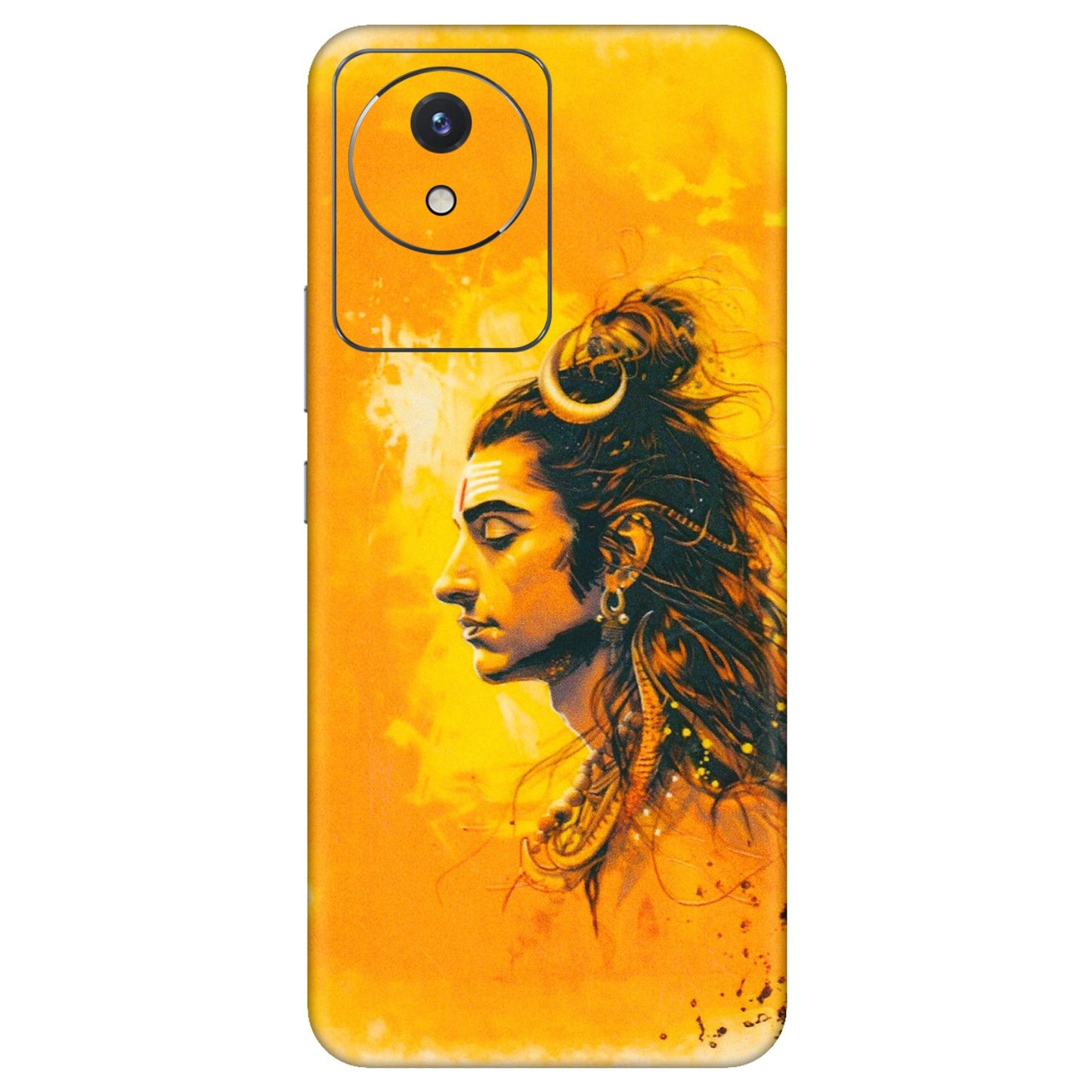 VIVO Y Series Phone Skins (All Models) - Shiv Shakti - 3D Embossed Finish (L-14) Vivo Y02