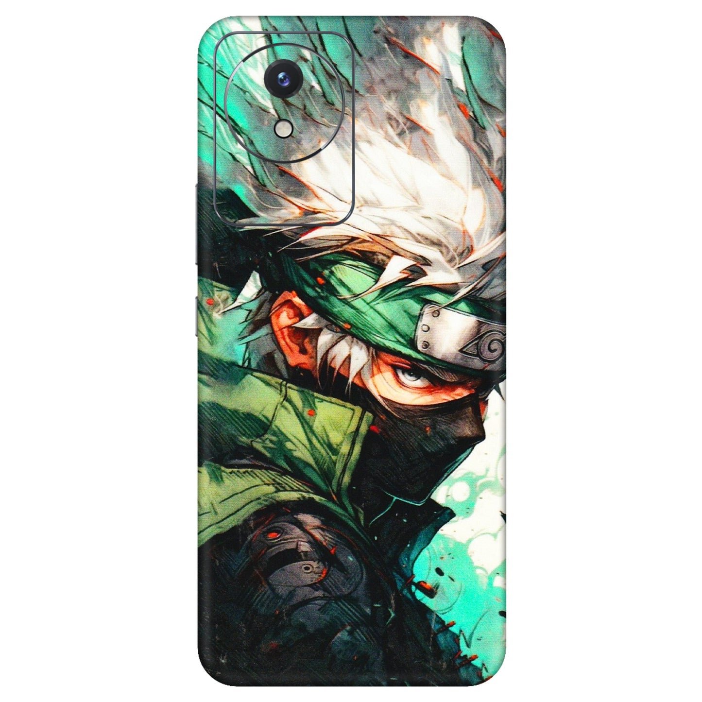 VIVO Y Series Phone Skins (All Models) - Kakashi Side Profile - 3D Embossed Finish (L-249) Vivo Y02