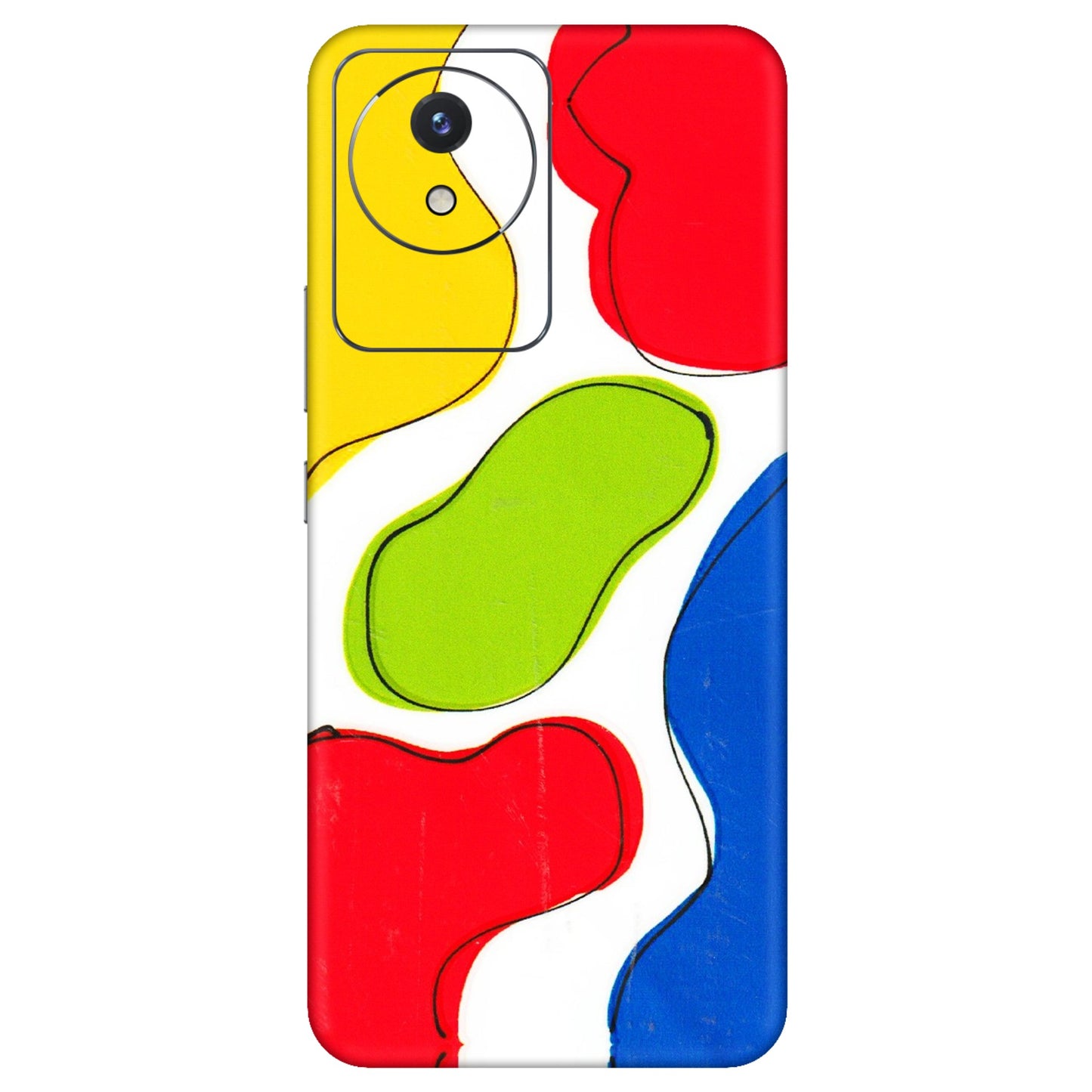 VIVO Y Series Phone Skins (All Models) - RGB Colour Paint - 3D Embossed Finish (L-284) Vivo Y02