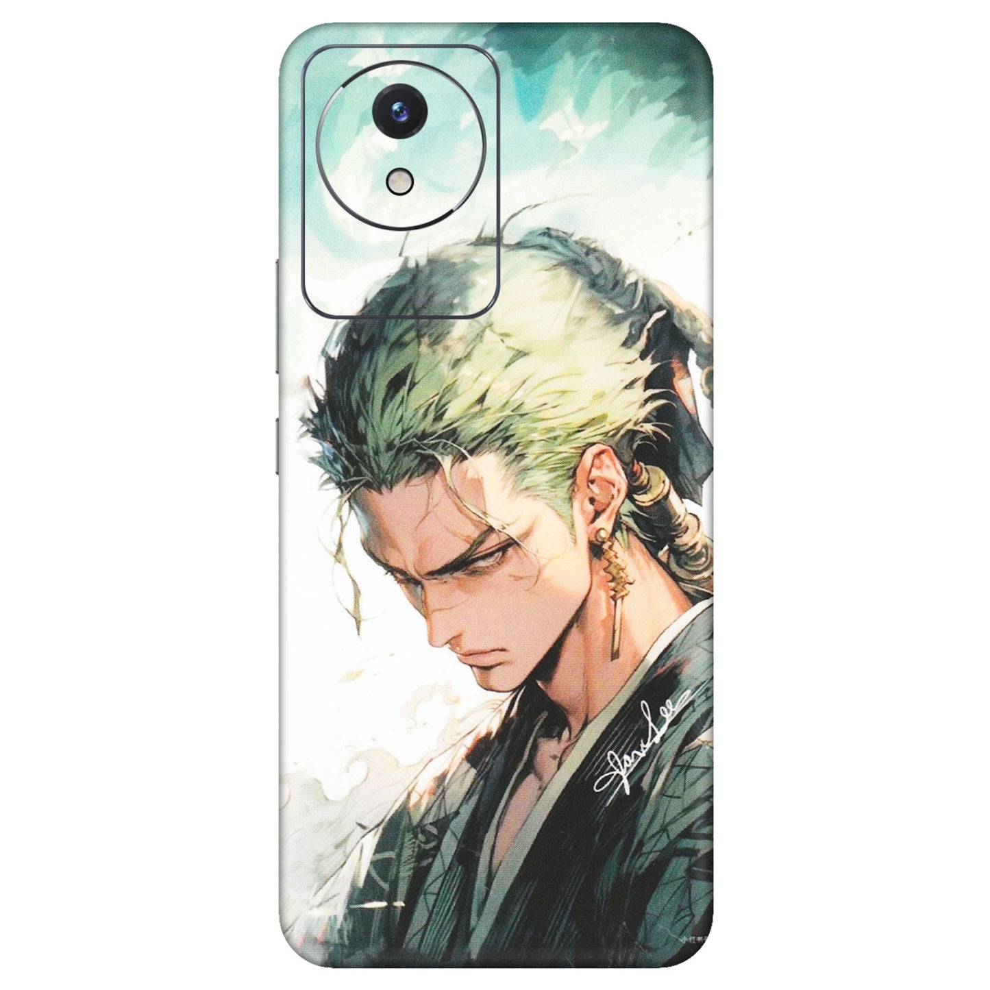 VIVO Y Series Phone Skins (All Models) - Pirate Hunter One Piece Anime - Matte Finish (M-157) Vivo Y02