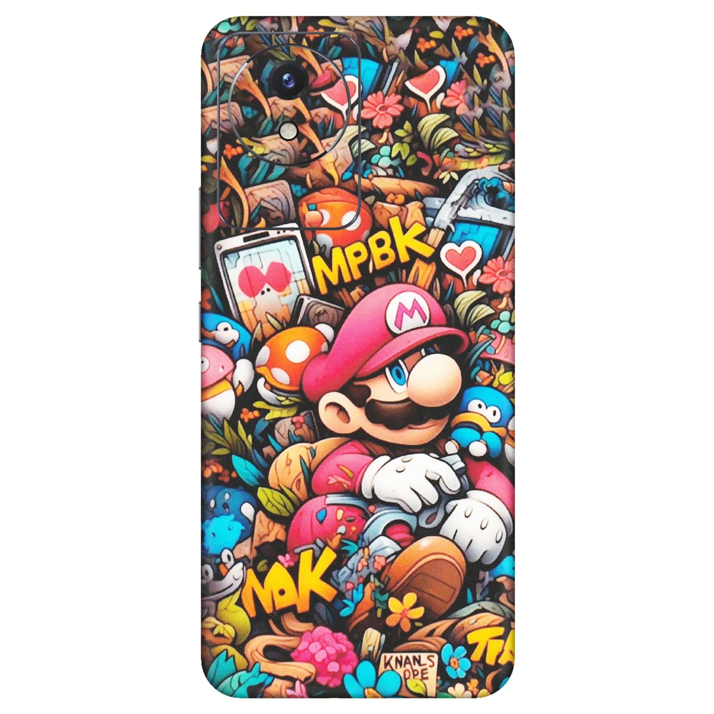 VIVO Y Series Phone Skins (All Models) - Super Mario Bros Artistic - Matte Finish (M-173) Vivo Y02