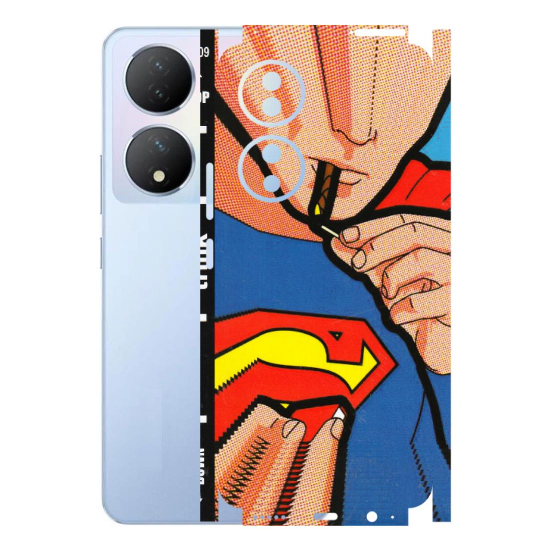 VIVO Y Series Phone Skins (All Models) - Superman Sutta - 3D Embossed Finish (L-130) Vivo Y100A