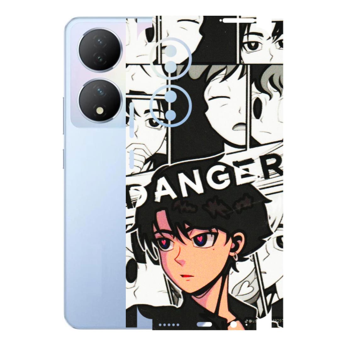 VIVO Y Series Phone Skins (All Models) - Danger Anime - 3D Embossed Finish (L-155) Vivo Y100A
