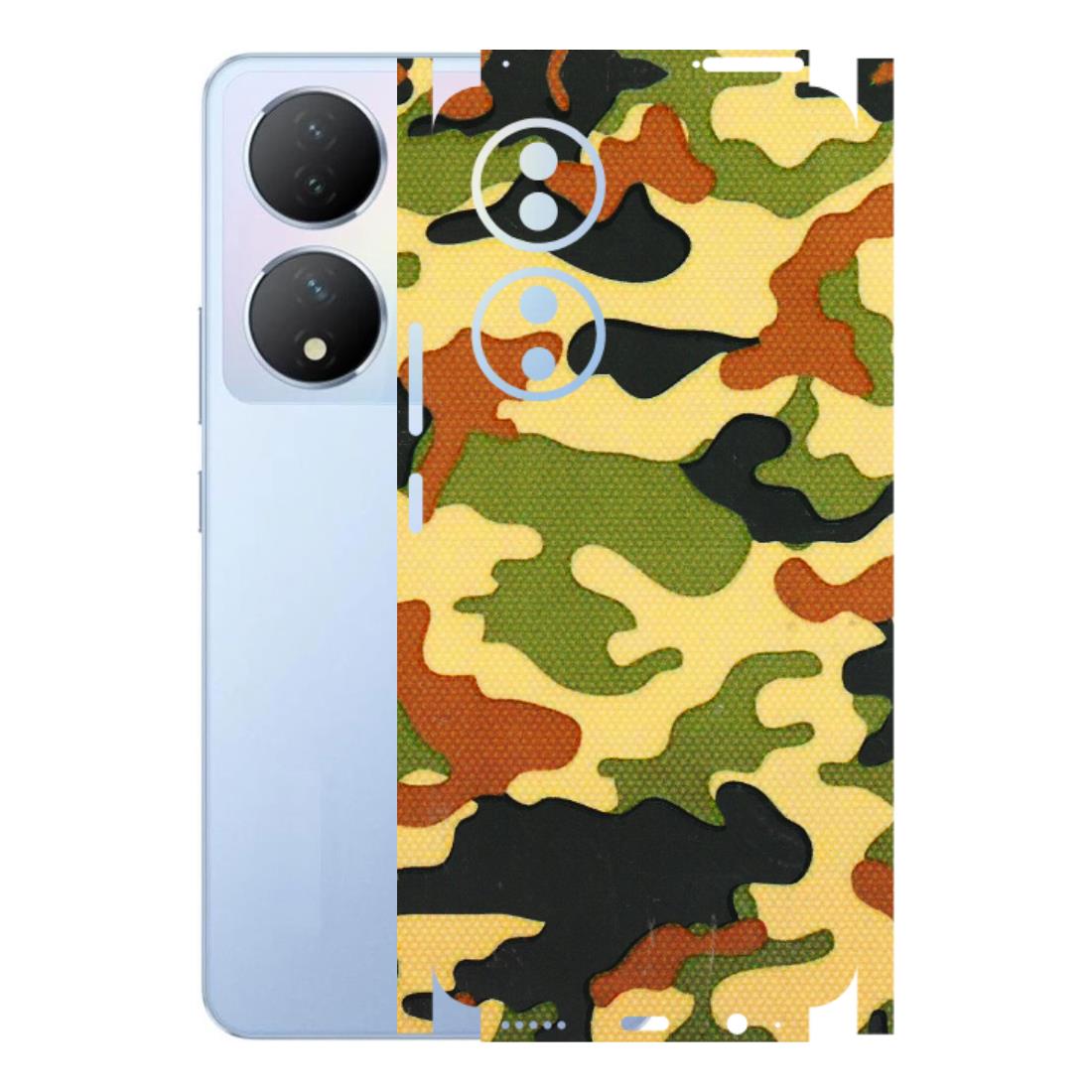 VIVO Y Series Phone Skins (All Models) - Indian Military - 3D Embossed Finish (L-234) Vivo Y100A