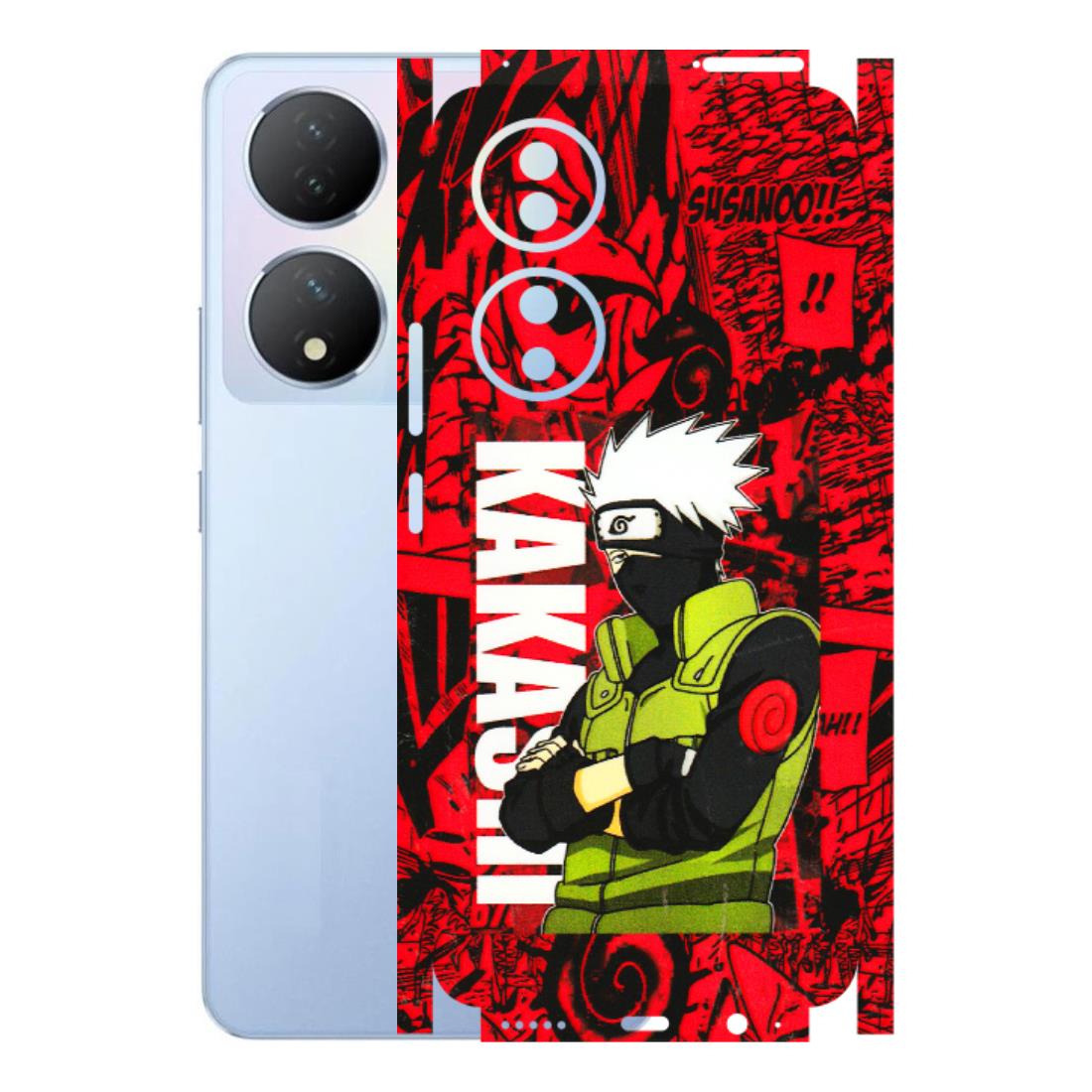 VIVO Y Series Phone Skins (All Models) - Kakashi Red Anime - 3D Embossed Finish (L-251) Vivo Y100A