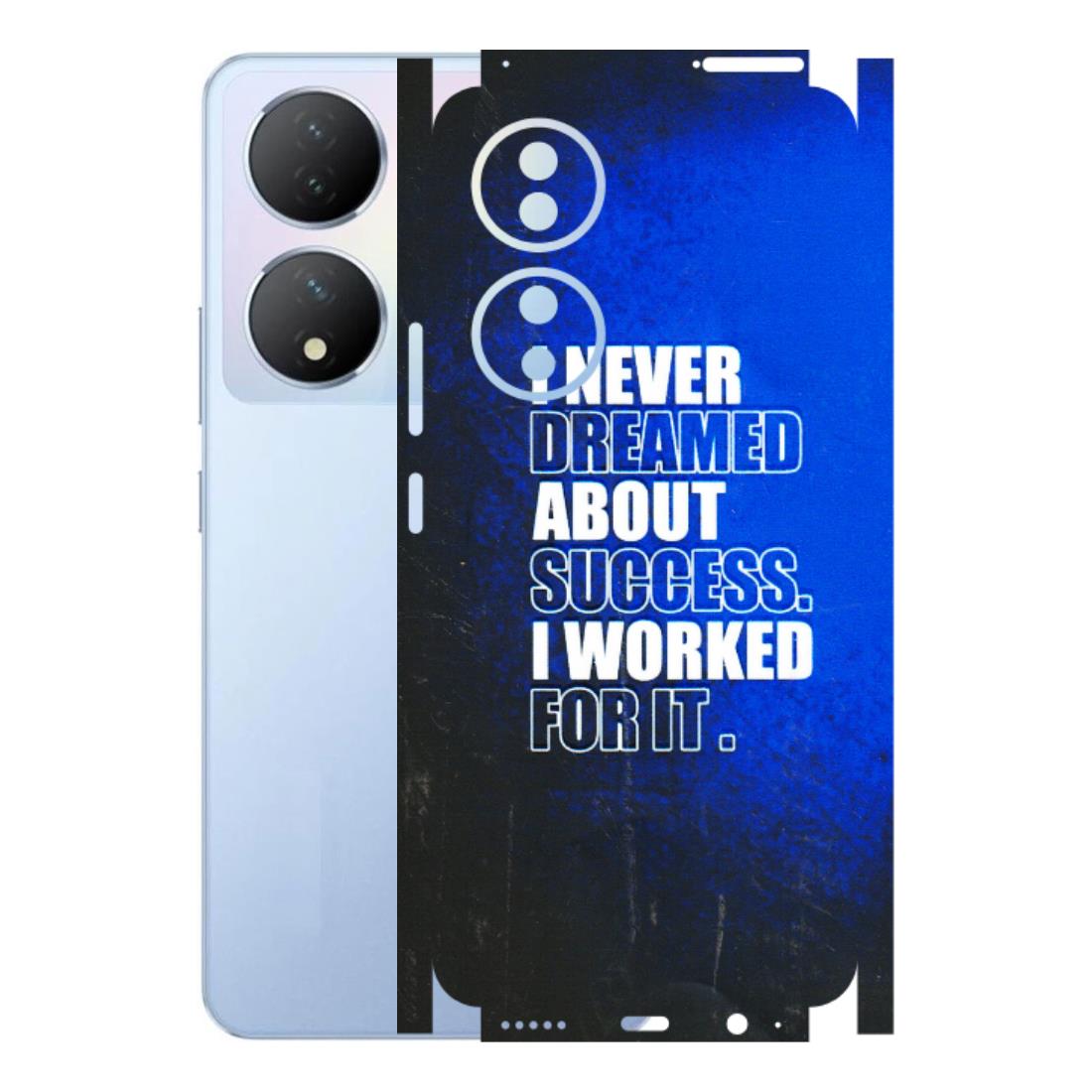 VIVO Y Series Phone Skins (All Models) - I Never Dreamed About Success - 3D Embossed Finish (L-283) Vivo Y100A