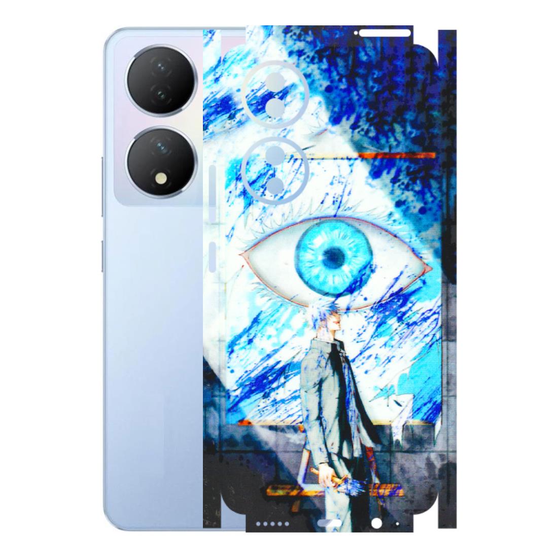 VIVO Y Series Phone Skins (All Models) - Anime Sea Blue Eye - 3D Embossed Finish (L-318) Vivo Y100A