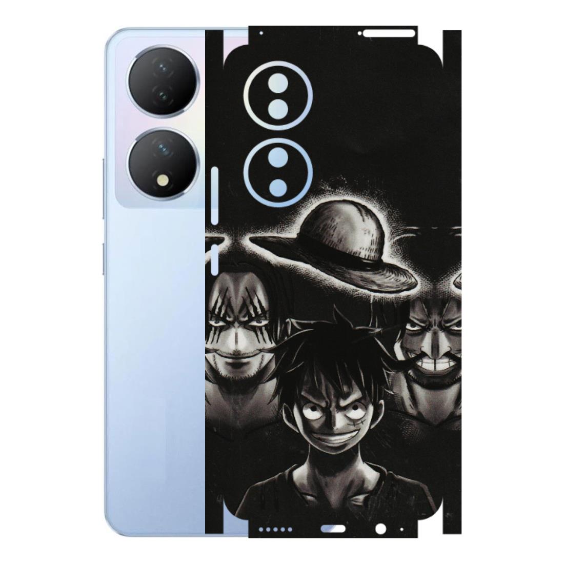 VIVO Y Series Phone Skins (All Models) - Black Luffy Hat - 3D Embossed Finish (L-57) Vivo Y100A