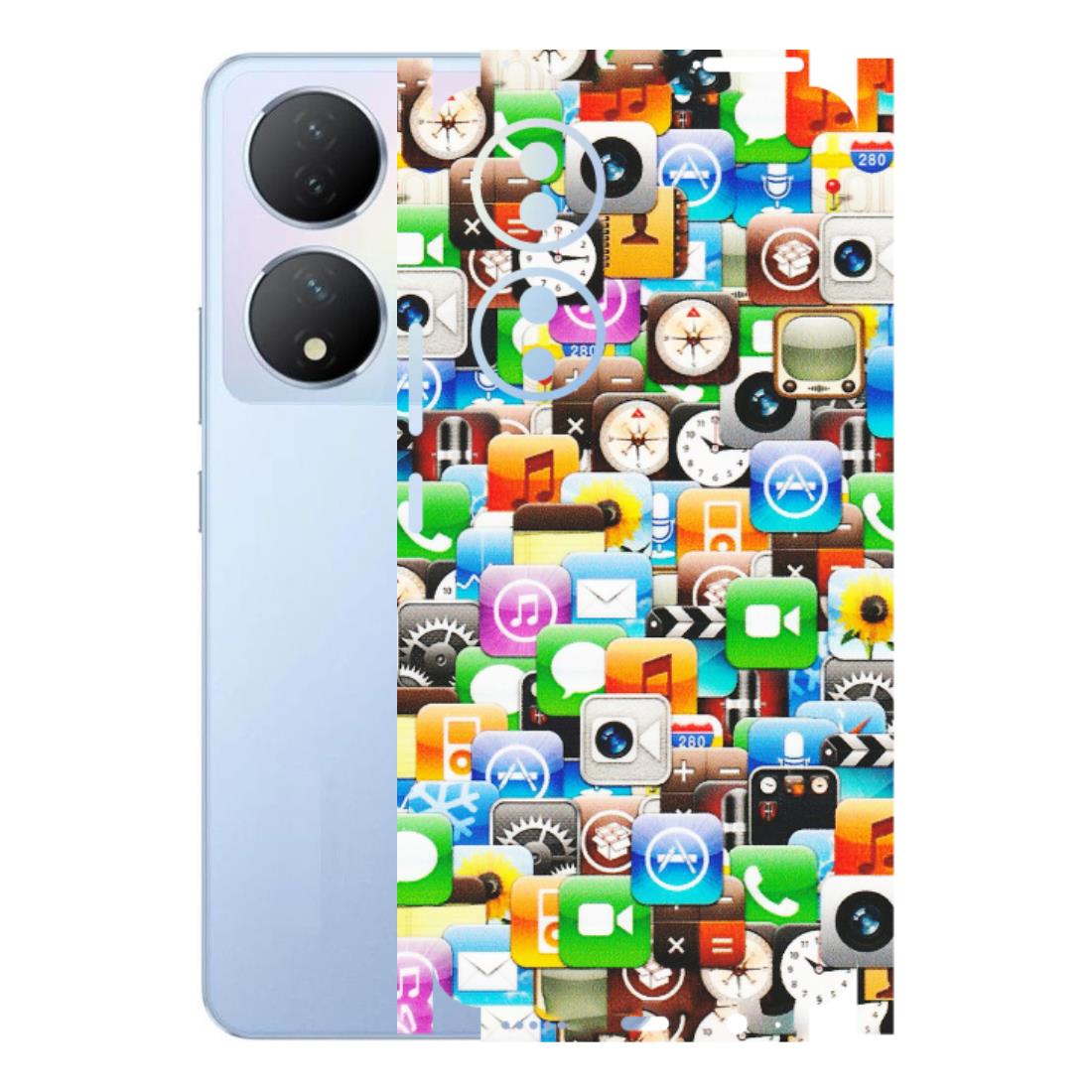 VIVO Y Series Phone Skins (All Models) - All Apple Icons - Matte Finish (M-93) Vivo Y100A