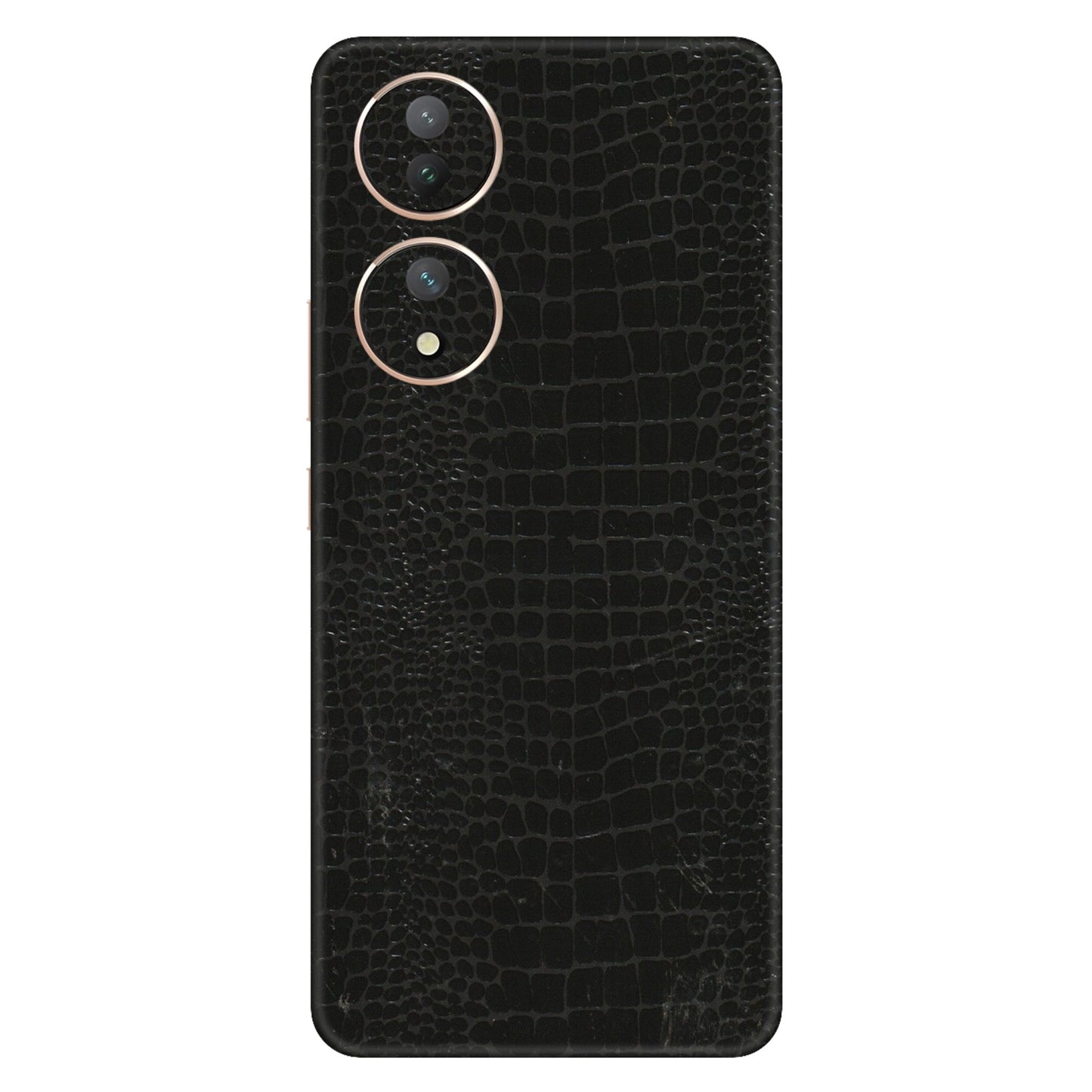 VIVO Y Series Phone Skins (All Models) - Snake Leather Black - 3D Embossed Finish (L-107) Vivo Y100 (5G)