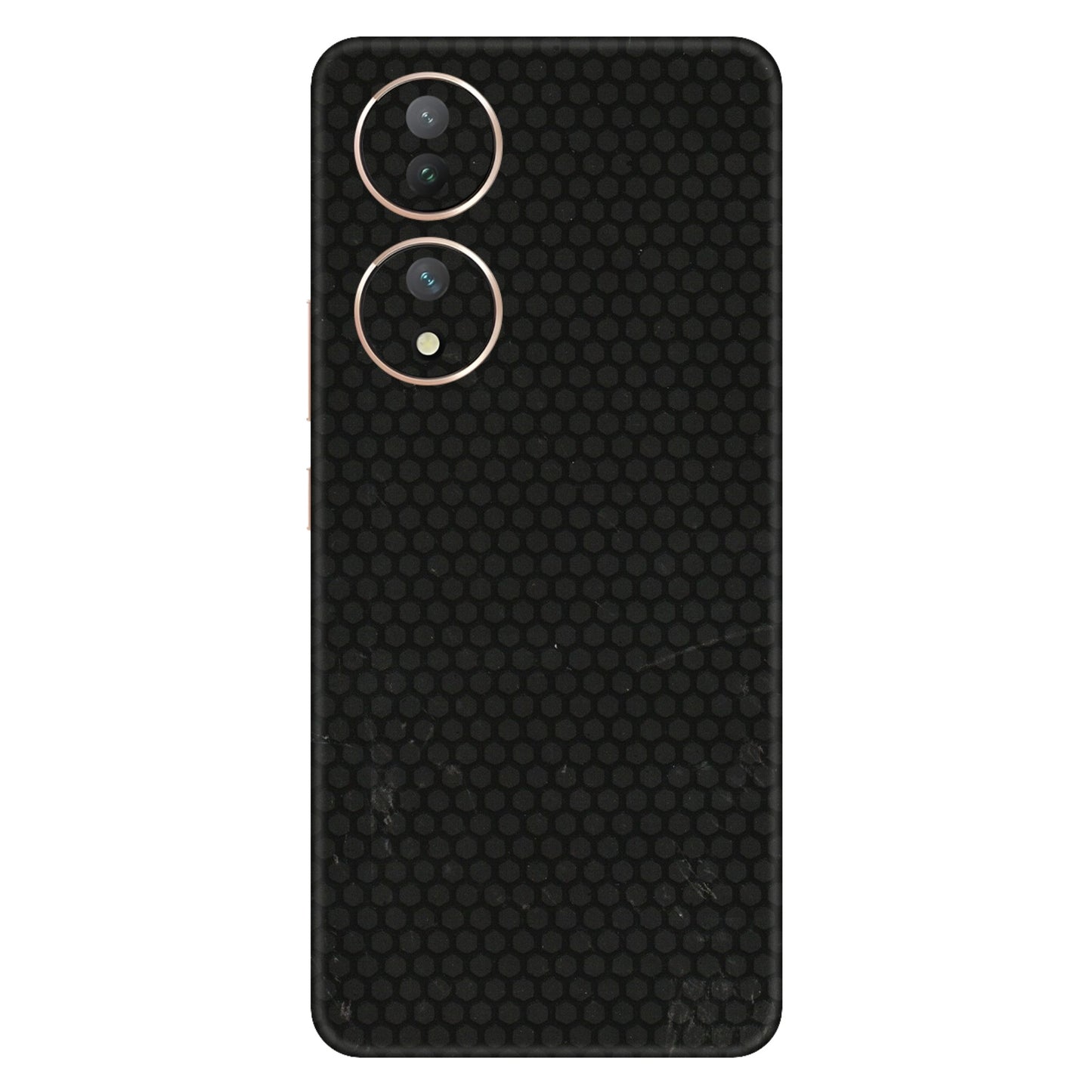 VIVO Y Series Phone Skins (All Models) - Black honeycomb - 3D Embossed Finish (L-114) Vivo Y100 (5G)