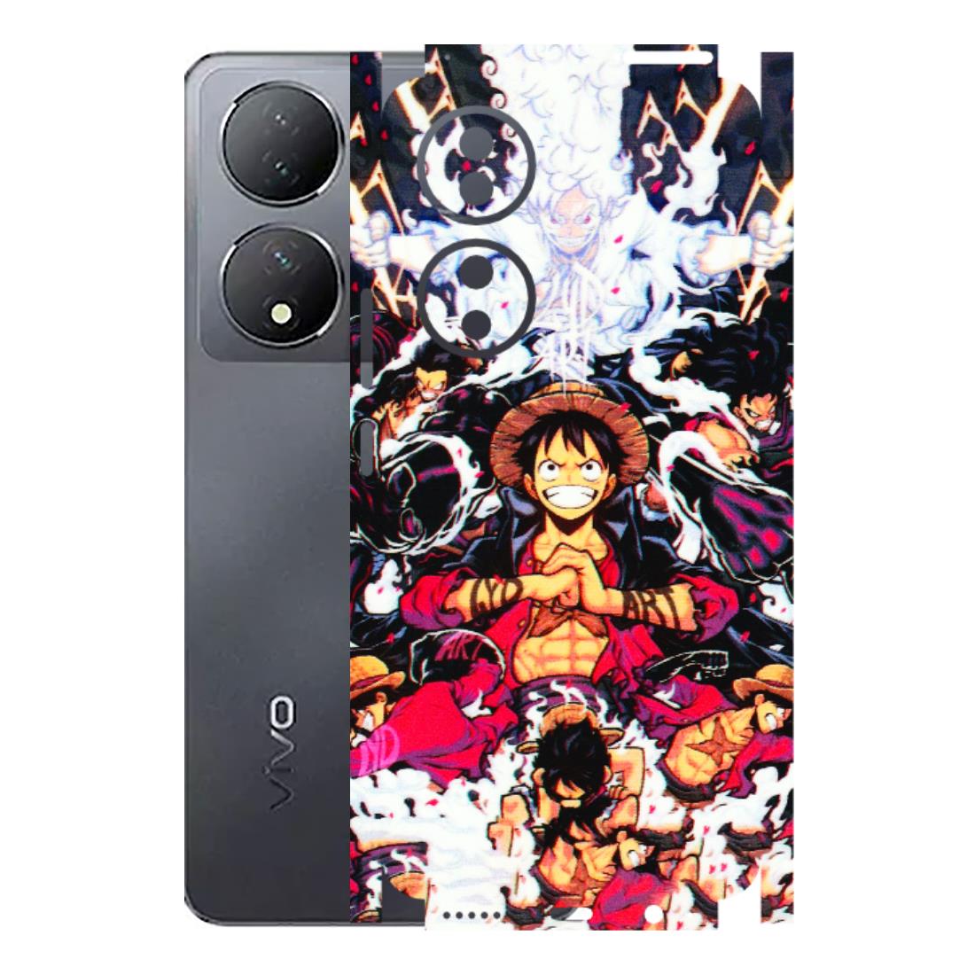 VIVO Y Series Phone Skins (All Models) - Luffy Anime Character - 3D Embossed Finish (L-203) Vivo Y100 (5G)