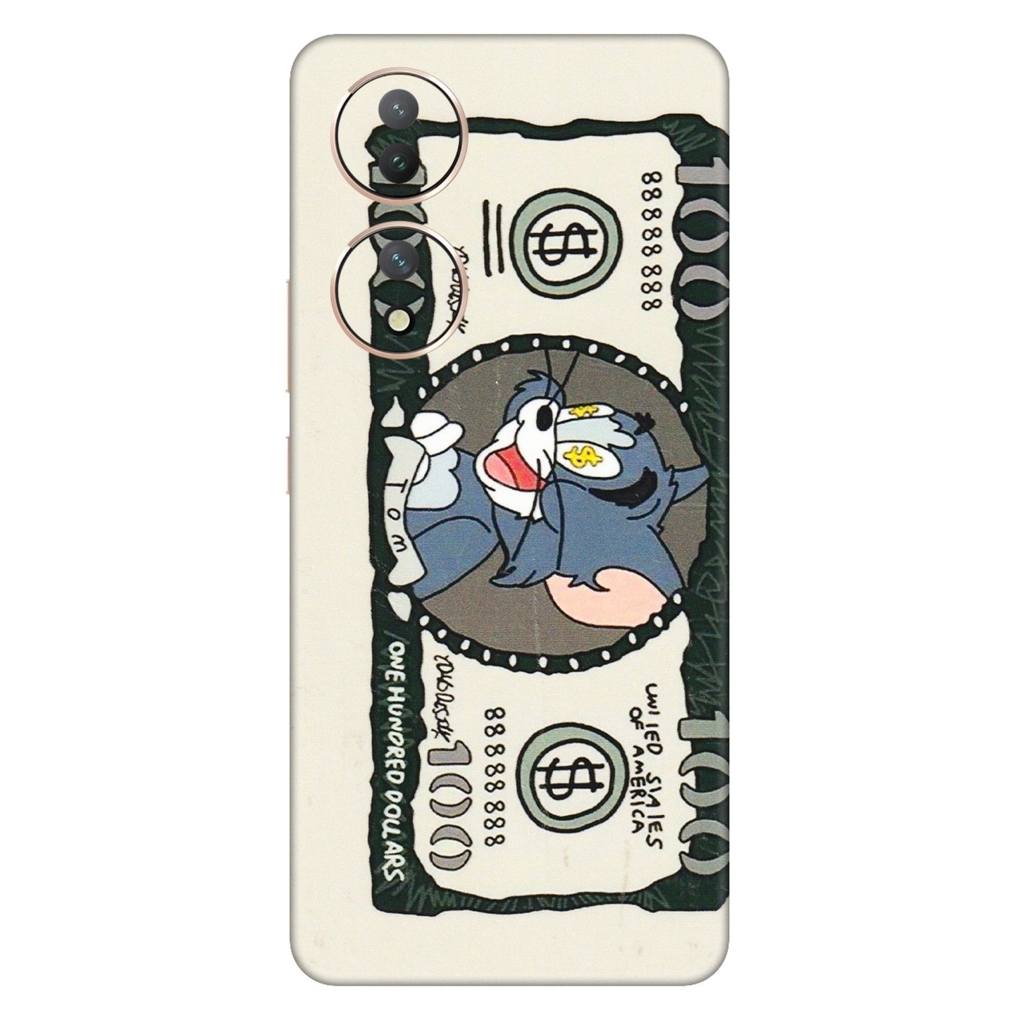 VIVO Y Series Phone Skins (All Models) - Tom Hundred Dollar - 3D Embossed Finish (L-324) Vivo Y100 (5G)