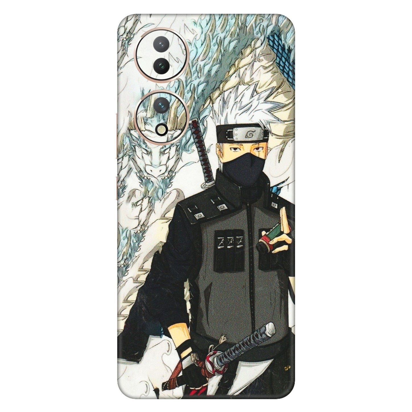 VIVO Y Series Phone Skins (All Models) - Kakashi Hatake Naruto Anime - 3D Embossed Finish (L-46) Vivo Y100 (5G)