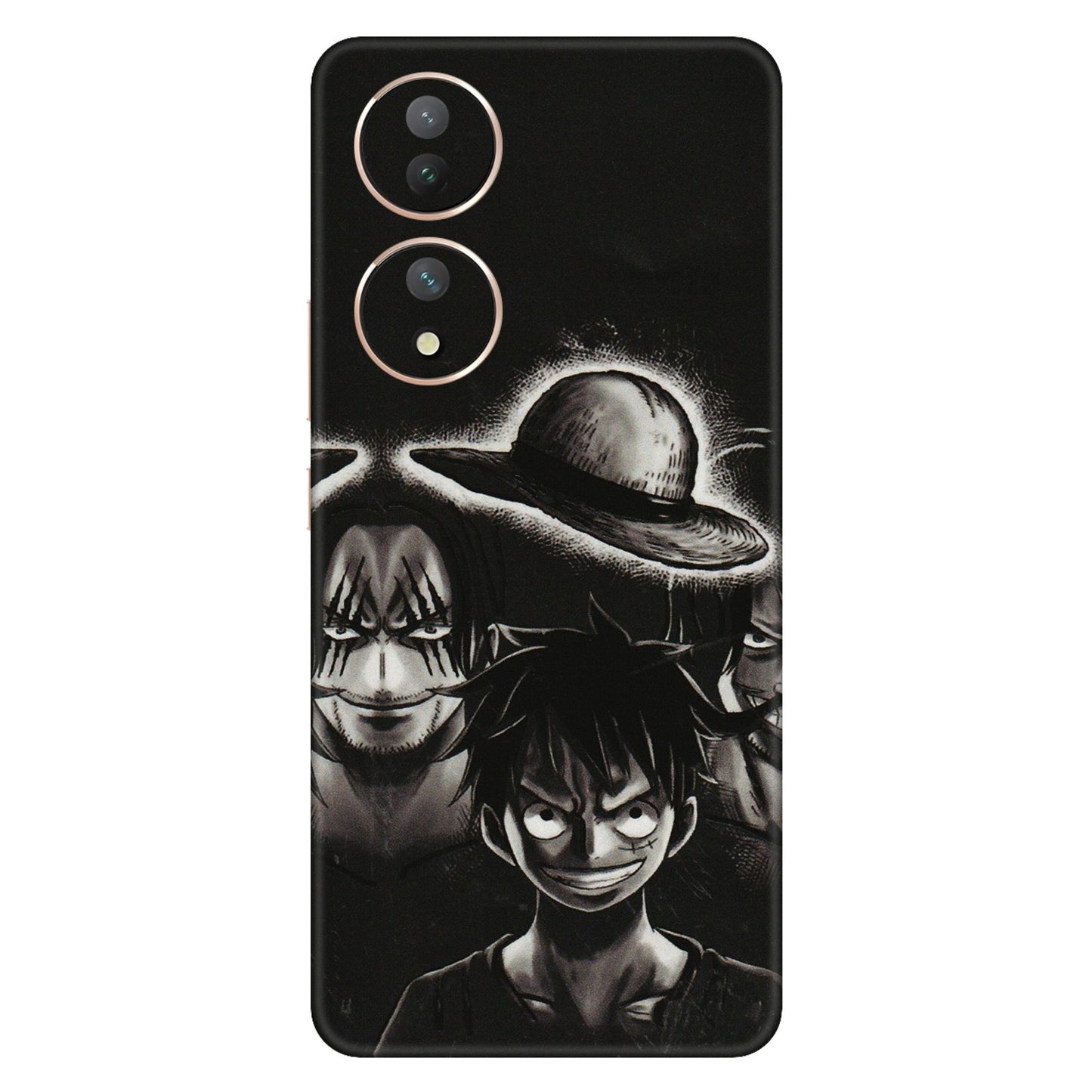 VIVO Y Series Phone Skins (All Models) - Black Luffy Hat - 3D Embossed Finish (L-57) Vivo Y100 (5G)