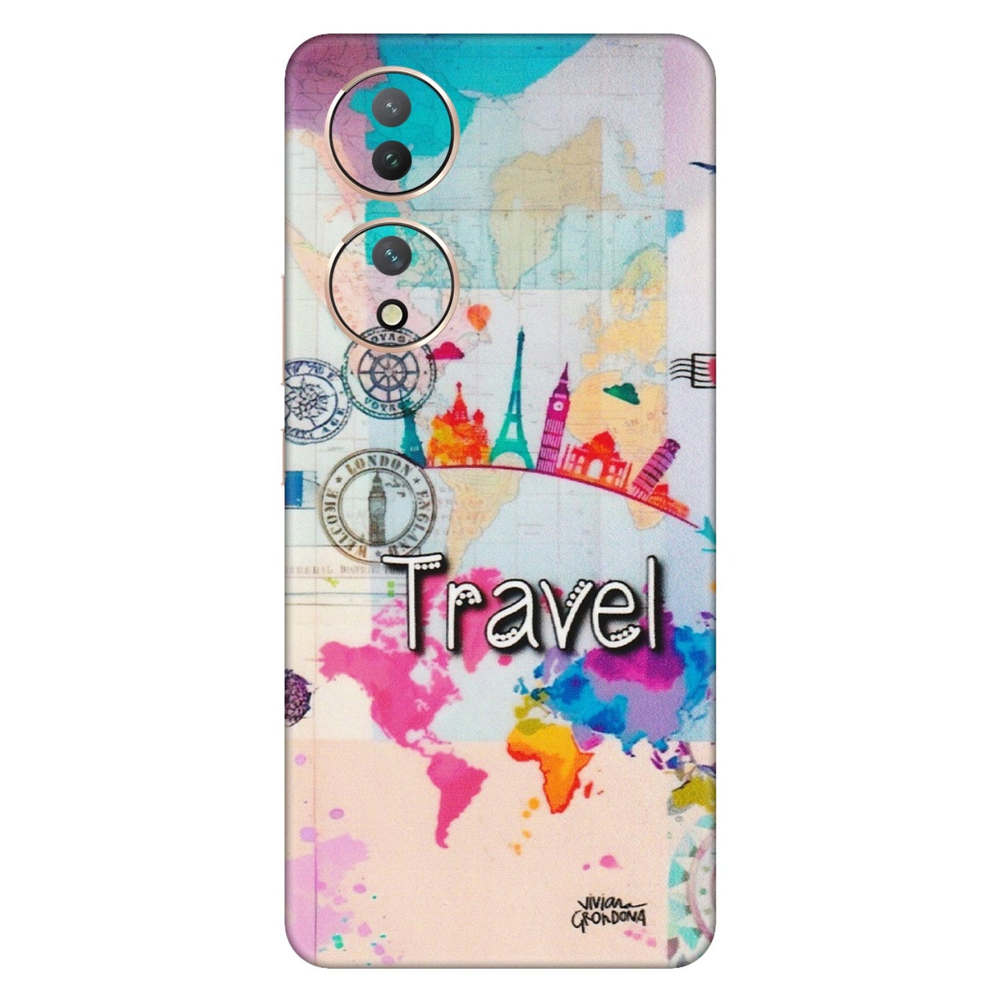 VIVO Y Series Phone Skins (All Models) - Travel The Wonders - Matte Finish (M-108) Vivo Y100 (5G)