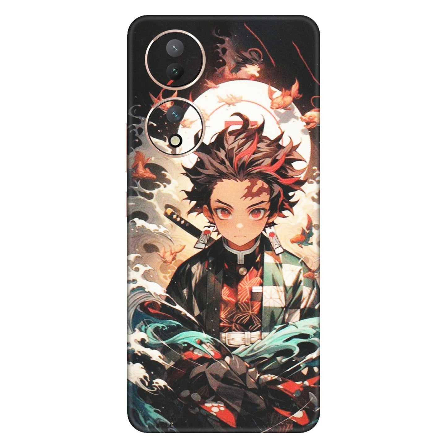 VIVO Y Series Phone Skins (All Models) - Tanjiro Demon Slayer Anime - Matte Finish (M-158) Vivo Y100 (5G)