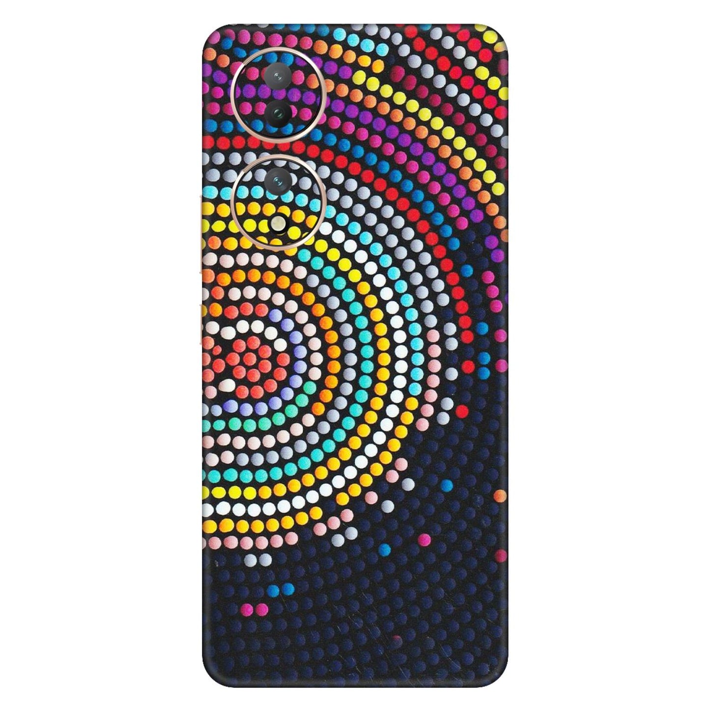 VIVO Y Series Phone Skins (All Models) - Rainbow Dot Mandala - Matte Finish (M-97) Vivo Y100 (5G)