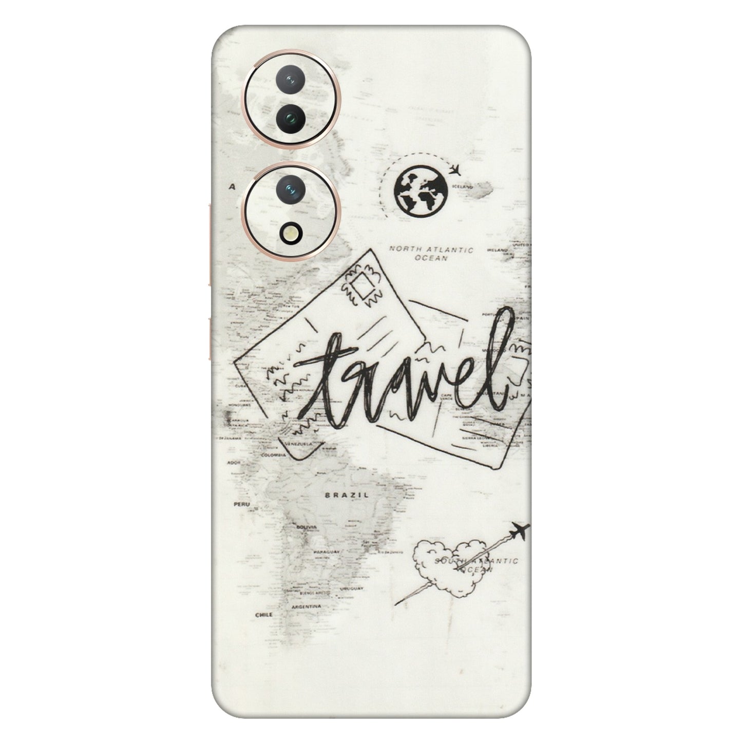 VIVO Y Series Phone Skins (All Models) - Travel Ticket - Transparent Finish (T-06) Vivo Y100 (5G)