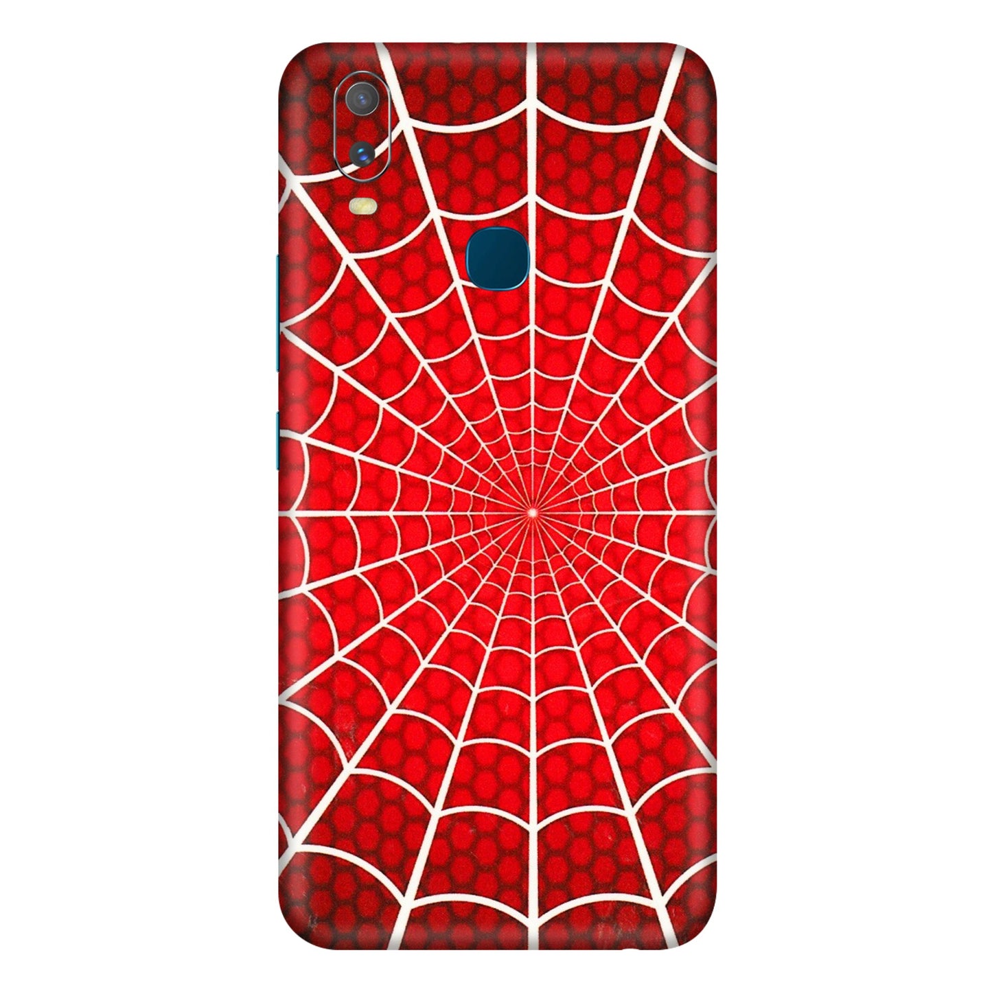 VIVO Y Series Phone Skins (All Models) - Classic Spidey Web - 3D Embossed Finish (L-115) Vivo Y11