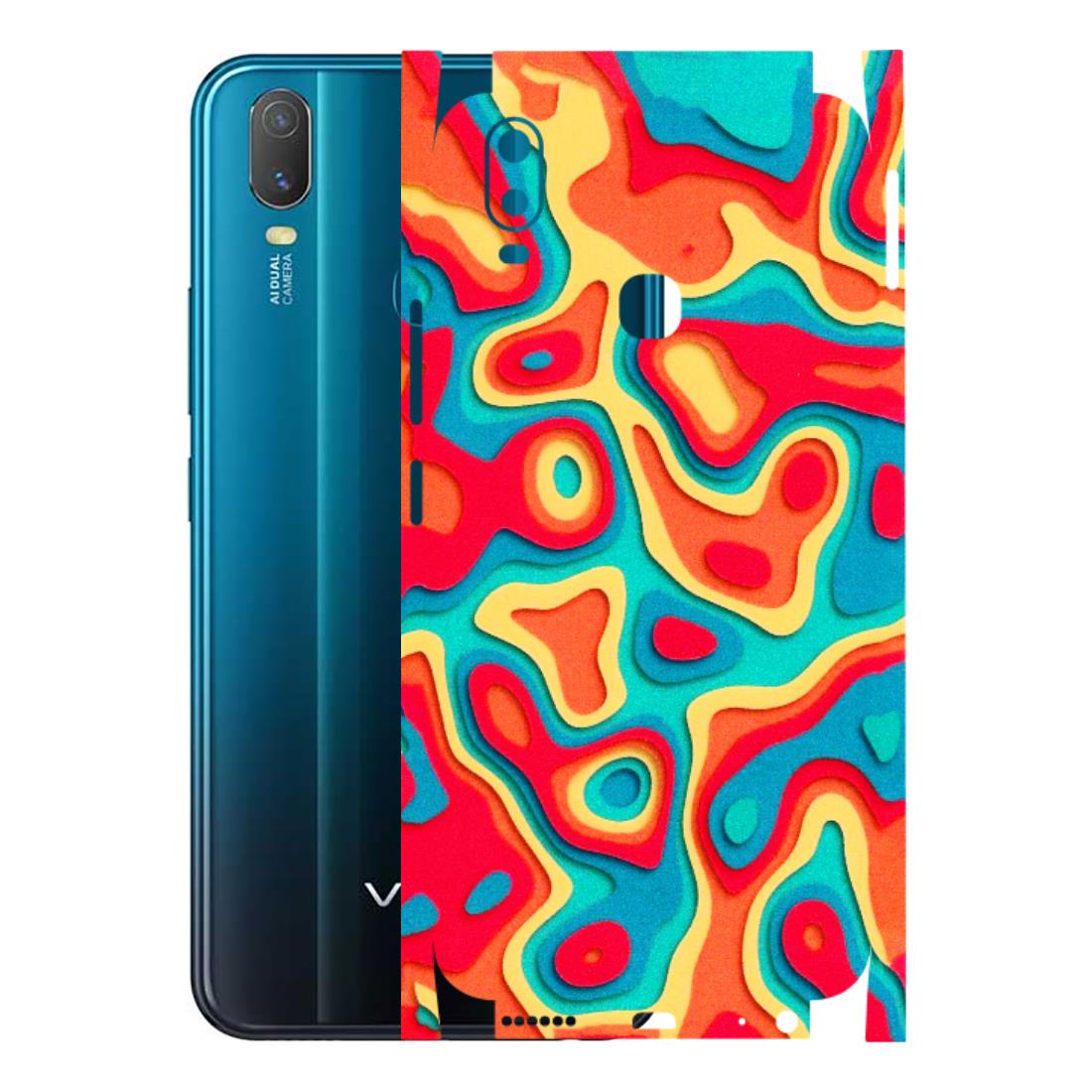 VIVO Y Series Phone Skins (All Models) - Abstract Swirl - 3D Embossed Finish (L-150) Vivo Y11