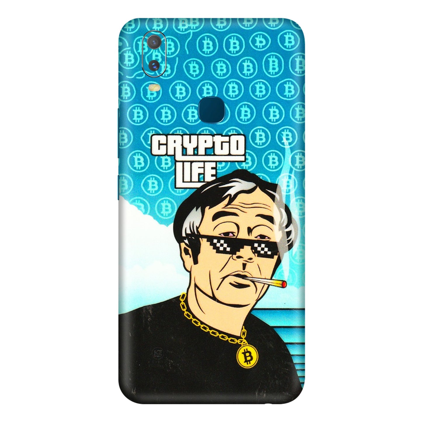 VIVO Y Series Phone Skins (All Models) - Crypto Thug Life - 3D Embossed Finish (L-179) Vivo Y11