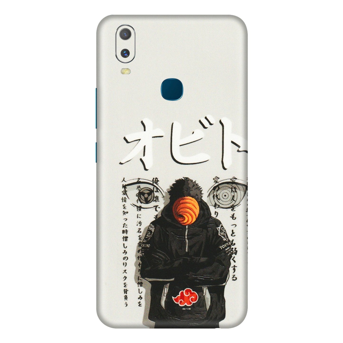 VIVO Y Series Phone Skins (All Models) - Obito Anime Eye - 3D Embossed Finish (L-19) Vivo Y11