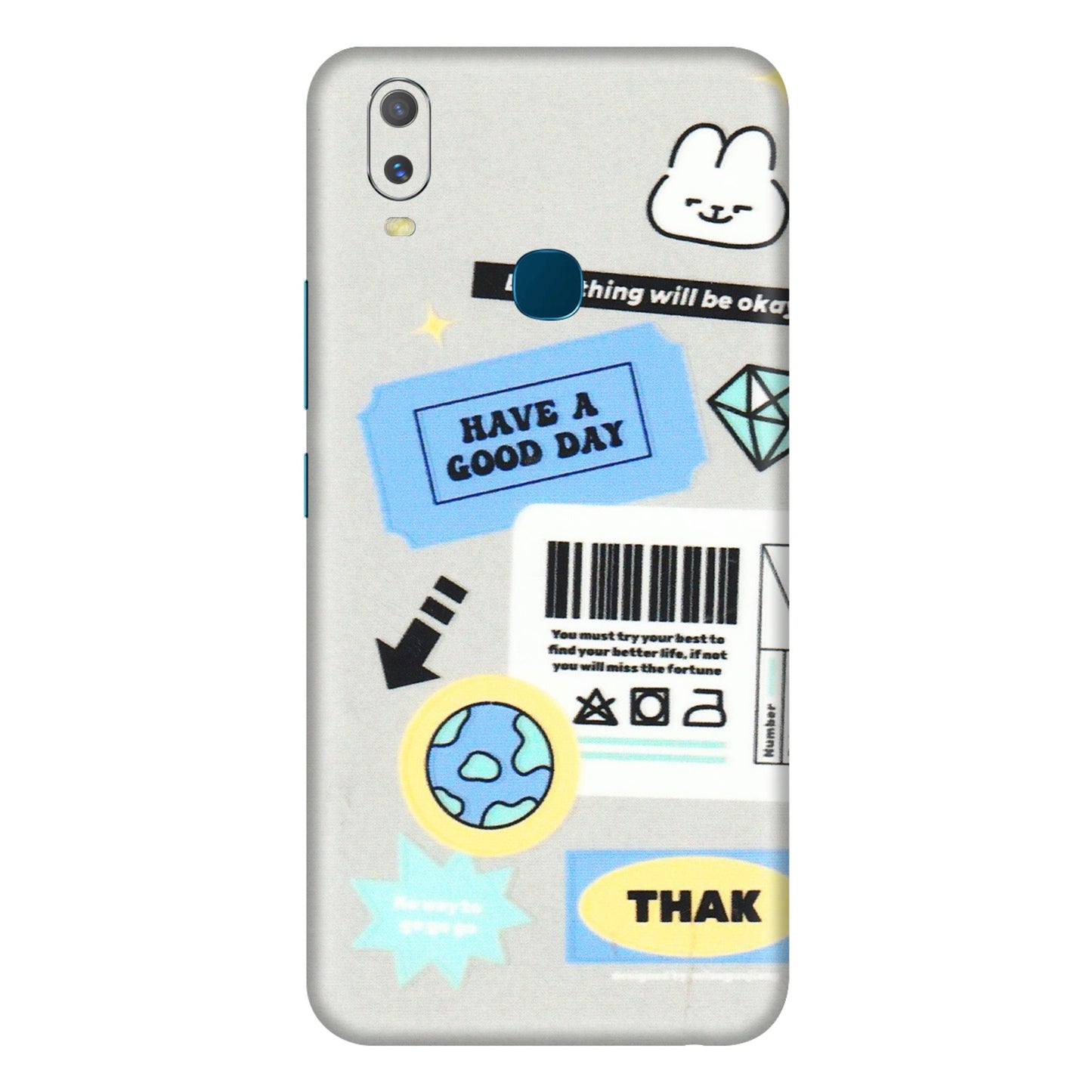 VIVO Y Series Phone Skins (All Models) - Will Be Okay Design - 3D Embossed Finish (L-316) Vivo Y11