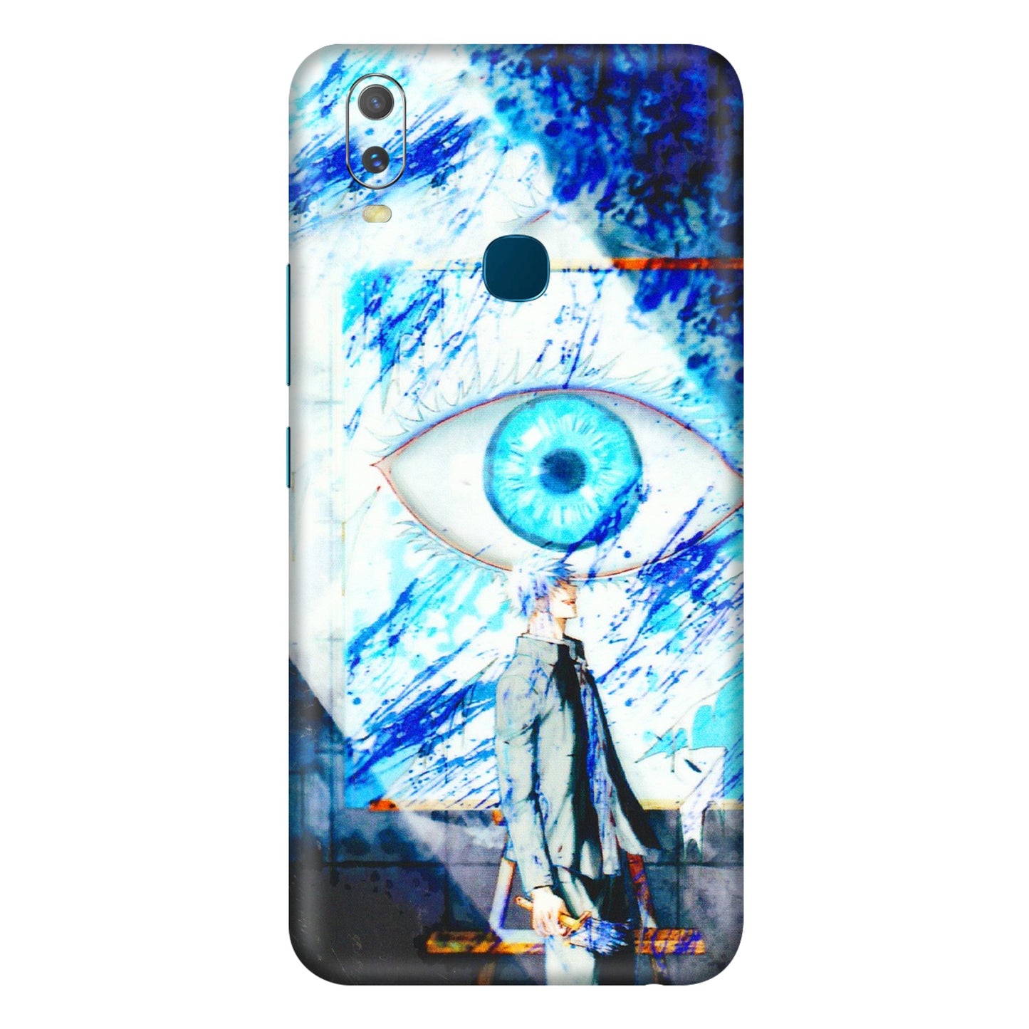 VIVO Y Series Phone Skins (All Models) - Anime Sea Blue Eye - 3D Embossed Finish (L-318) Vivo Y11