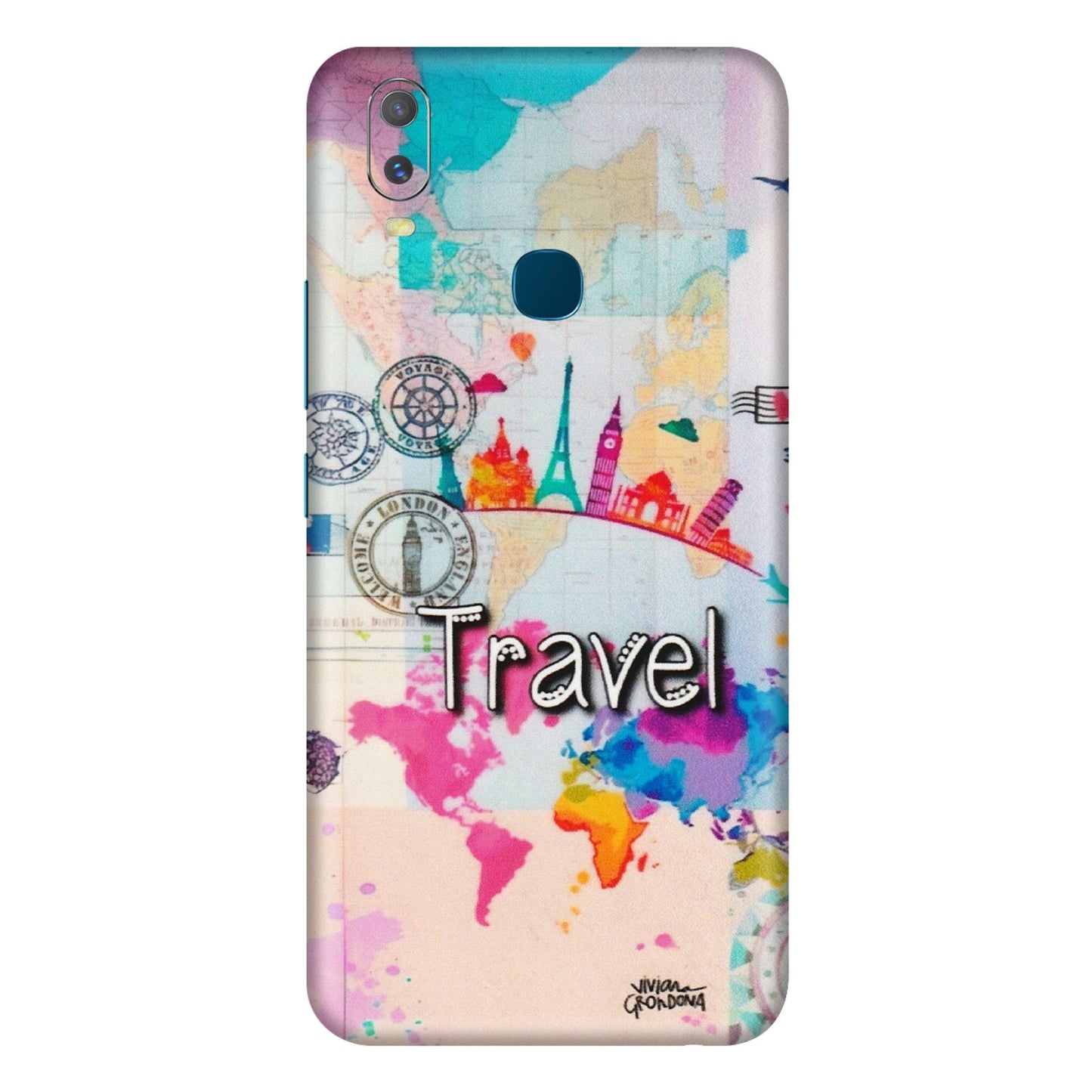 VIVO Y Series Phone Skins (All Models) - Travel The Wonders - Matte Finish (M-108) Vivo Y11
