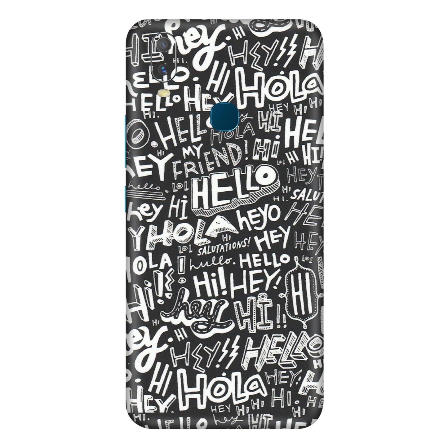 VIVO Y Series Phone Skins (All Models) - Hi Hello Doodles - Matte Finish (M-25)