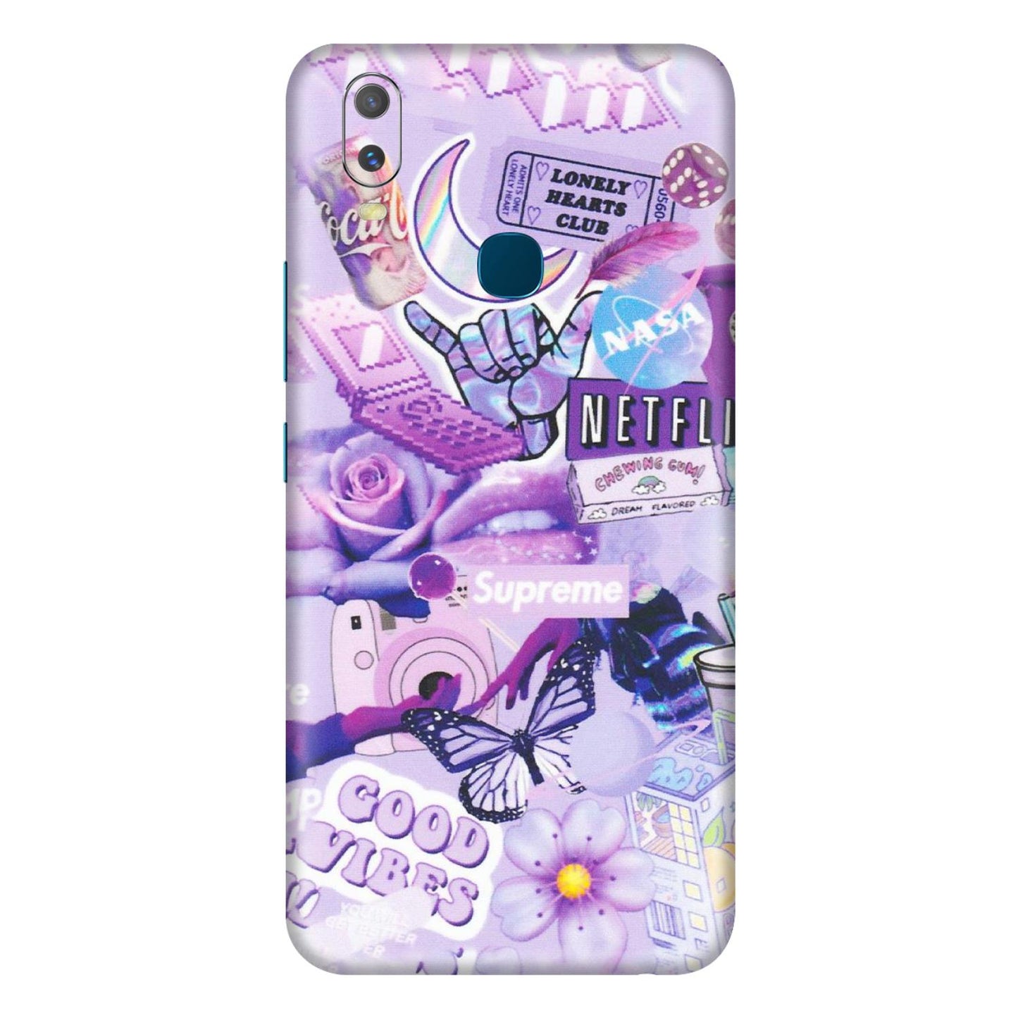 VIVO Y Series Phone Skins (All Models) - Supreme Purple Magic - Matte Finish (M-88) Vivo Y11