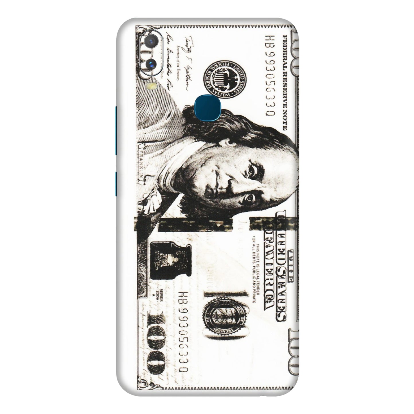 VIVO Y Series Phone Skins (All Models) - 100 Dollar Currency - Transparent Finish (T-01) Vivo Y11
