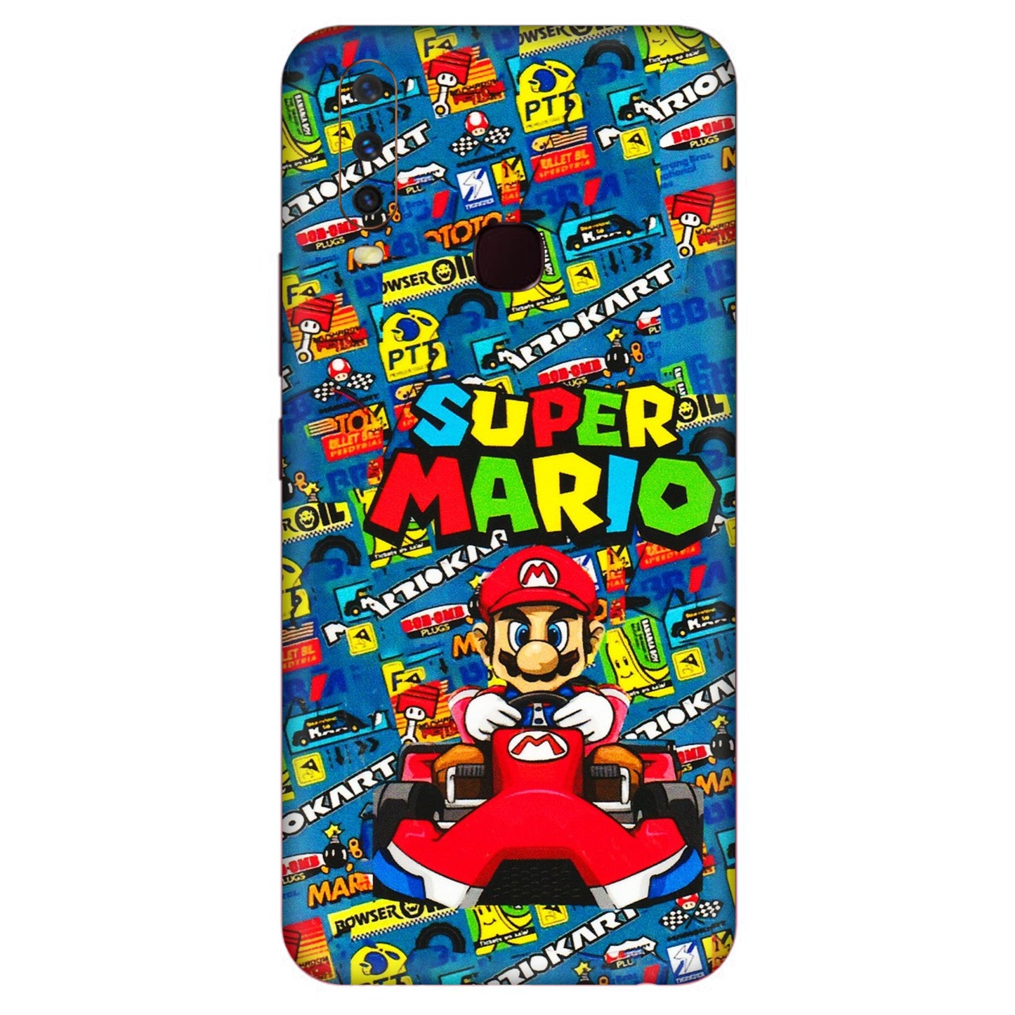 VIVO Y Series Phone Skins (All Models) - Super Mario Kart - 3D Embossed Finish (L-140) Vivo Y12