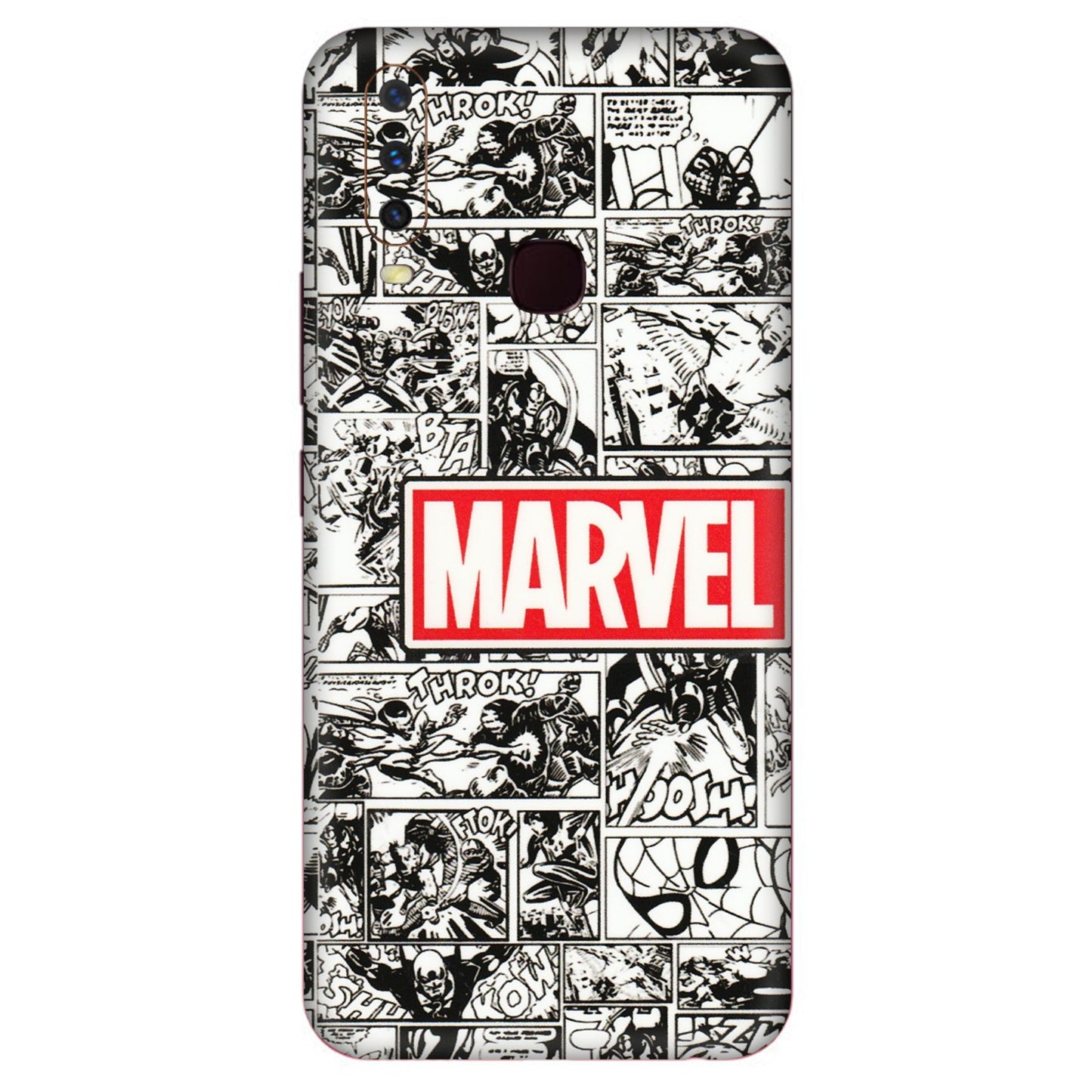 VIVO Y Series Phone Skins (All Models) - Marvel Comic - 3D Embossed Finish (L-171) Vivo Y12