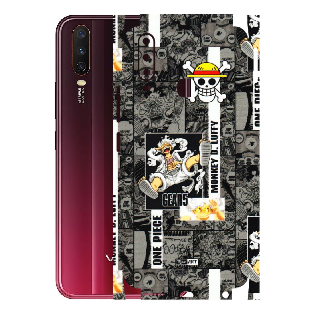 VIVO Y Series Phone Skins (All Models) - Cuffy Anime MonkeyCamic - 3D Embossed Finish (L-242) Vivo Y12